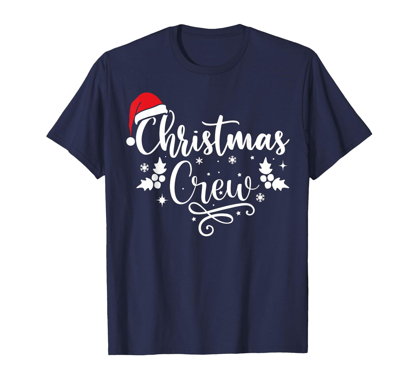 Christmas Crew Family Group Matching Christmas Pajama Party T-Shirt