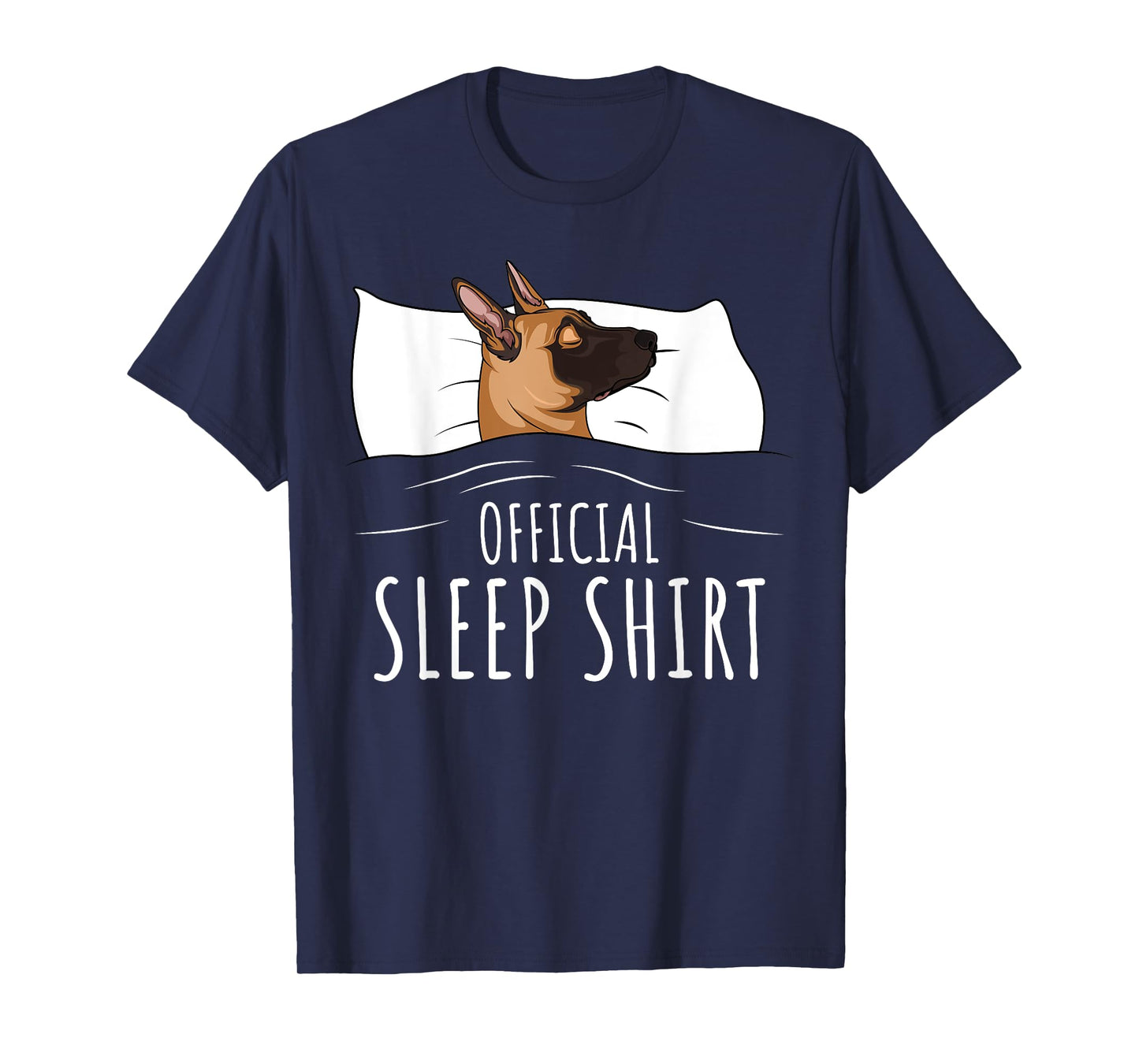Official Sleep Shirt Malinois Dog T-Shirt