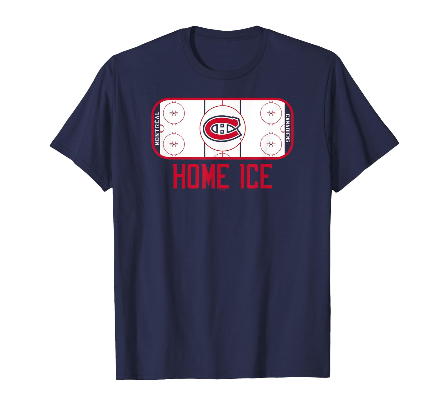 Montreal Canadiens Home Ice Royal Officially Licensed T-Shirt