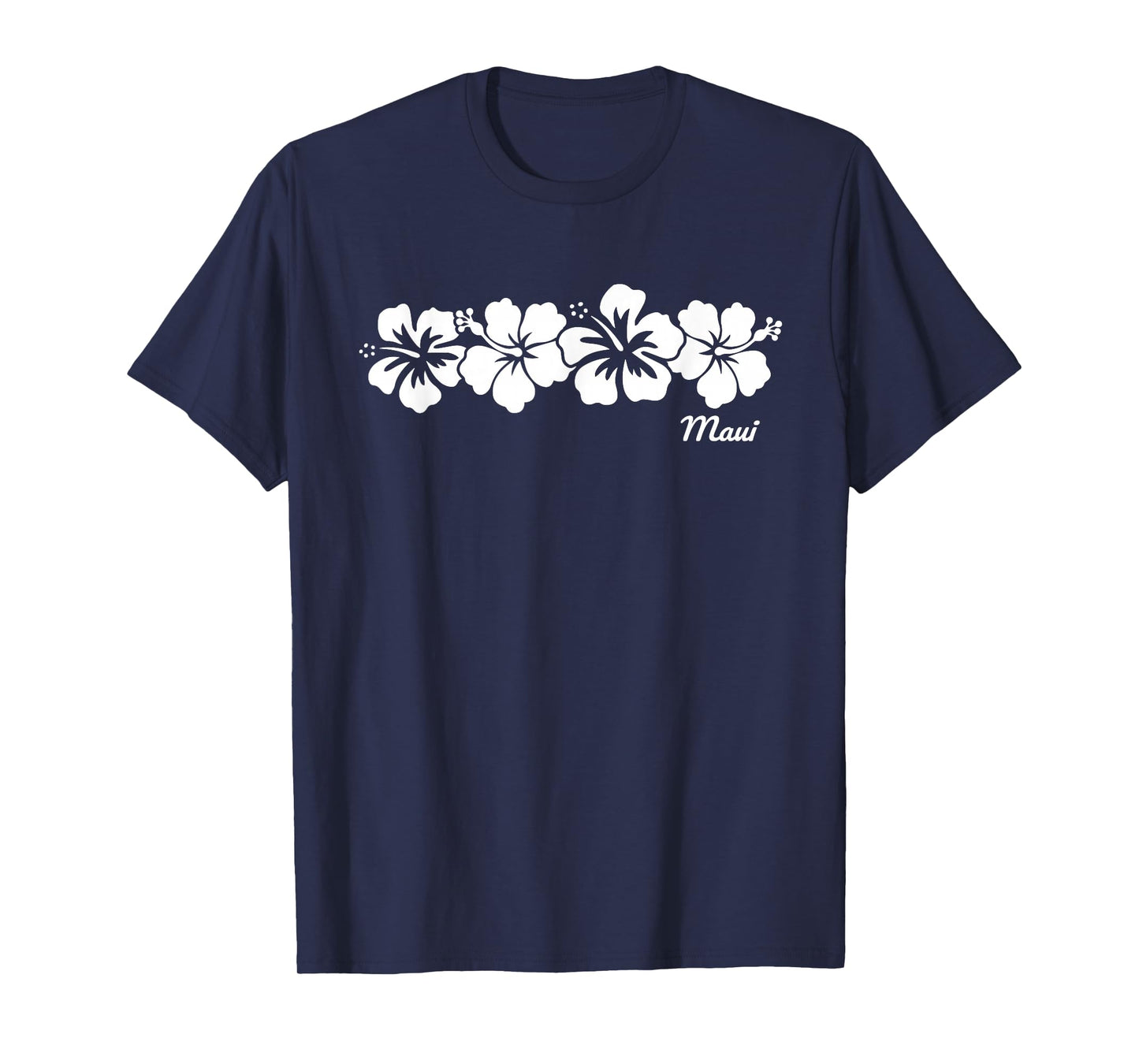 Maui Hawaii Hibiscus Flower Mens Womens Vacation Souvenir T-Shirt