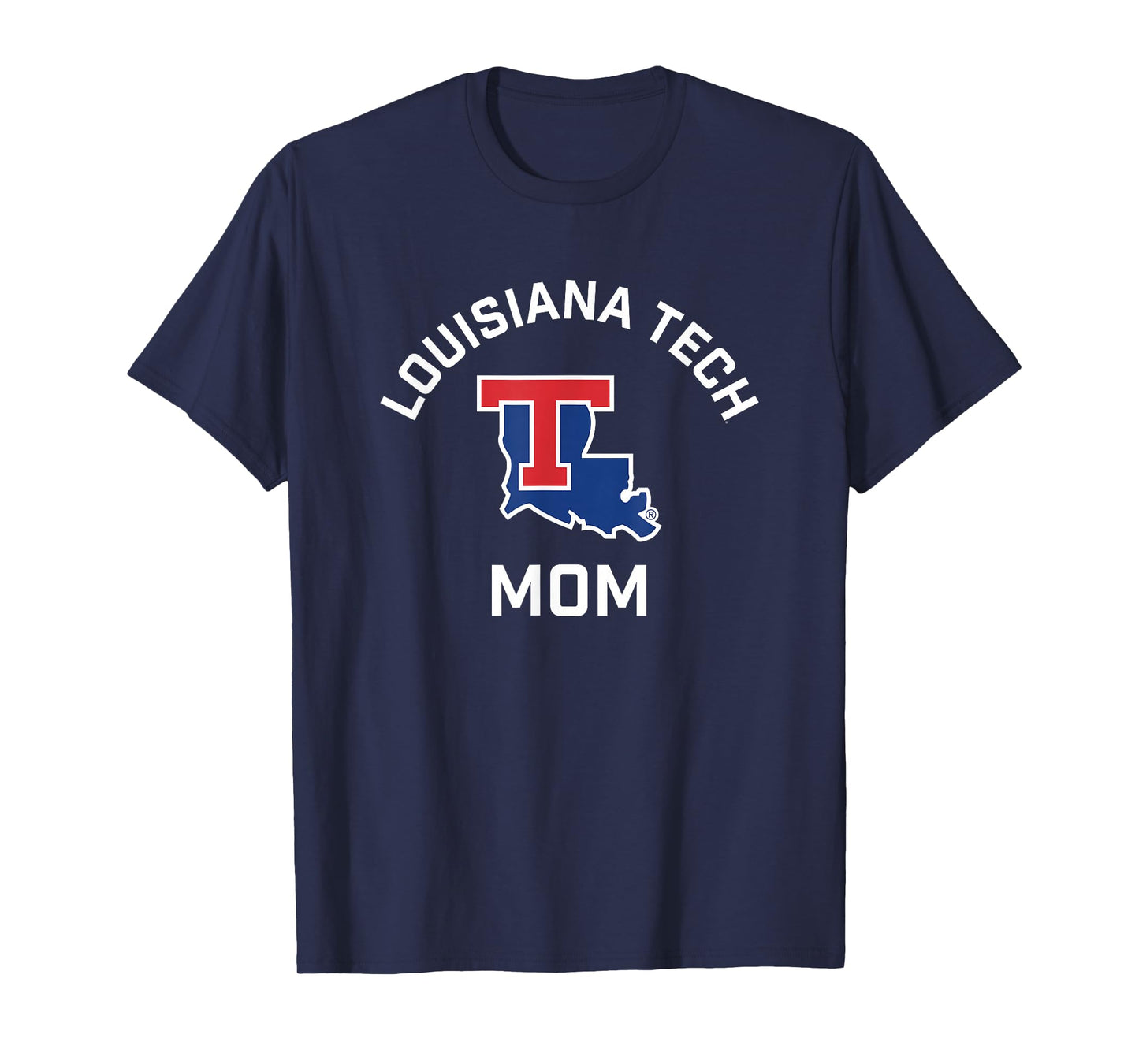Louisiana Tech Bulldogs Arched Mom T-Shirt