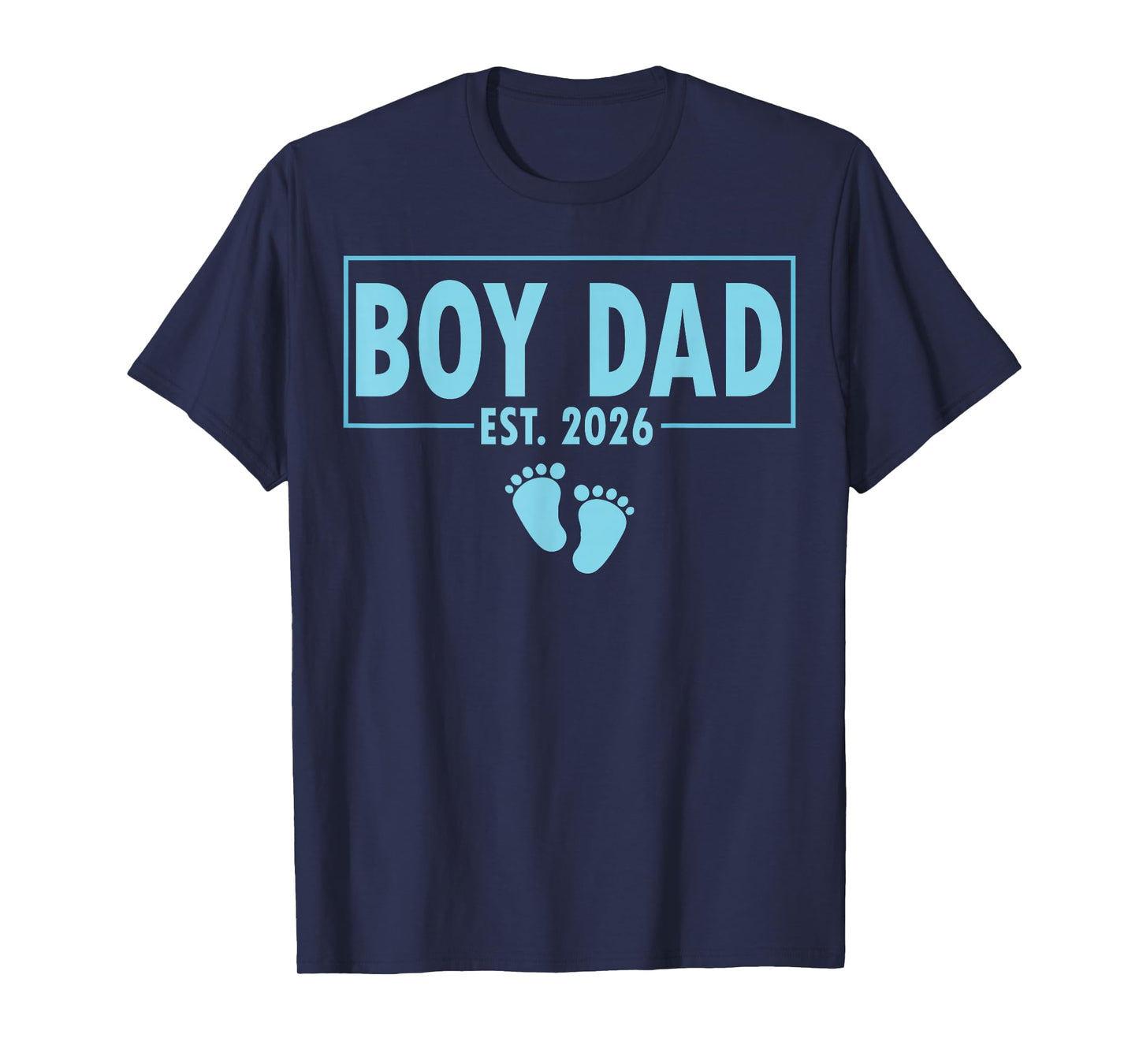 Boy Dad Est 2026 Newborn Daddy Est 2026 Father Boy Son T-Shirt