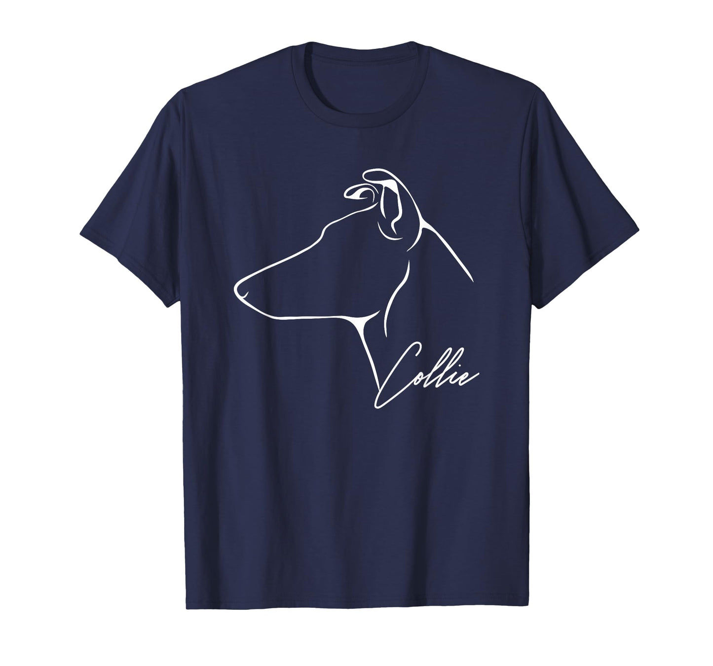 Short Hair Collie in Profile Dog Gift Dogs T-Shirt