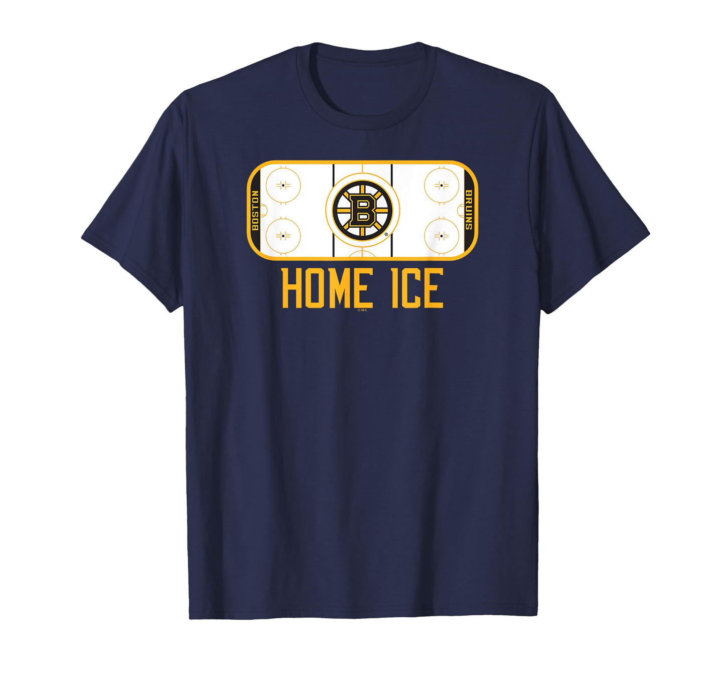 Boston Bruins Home Ice Black Officially Licensed T-Shirt