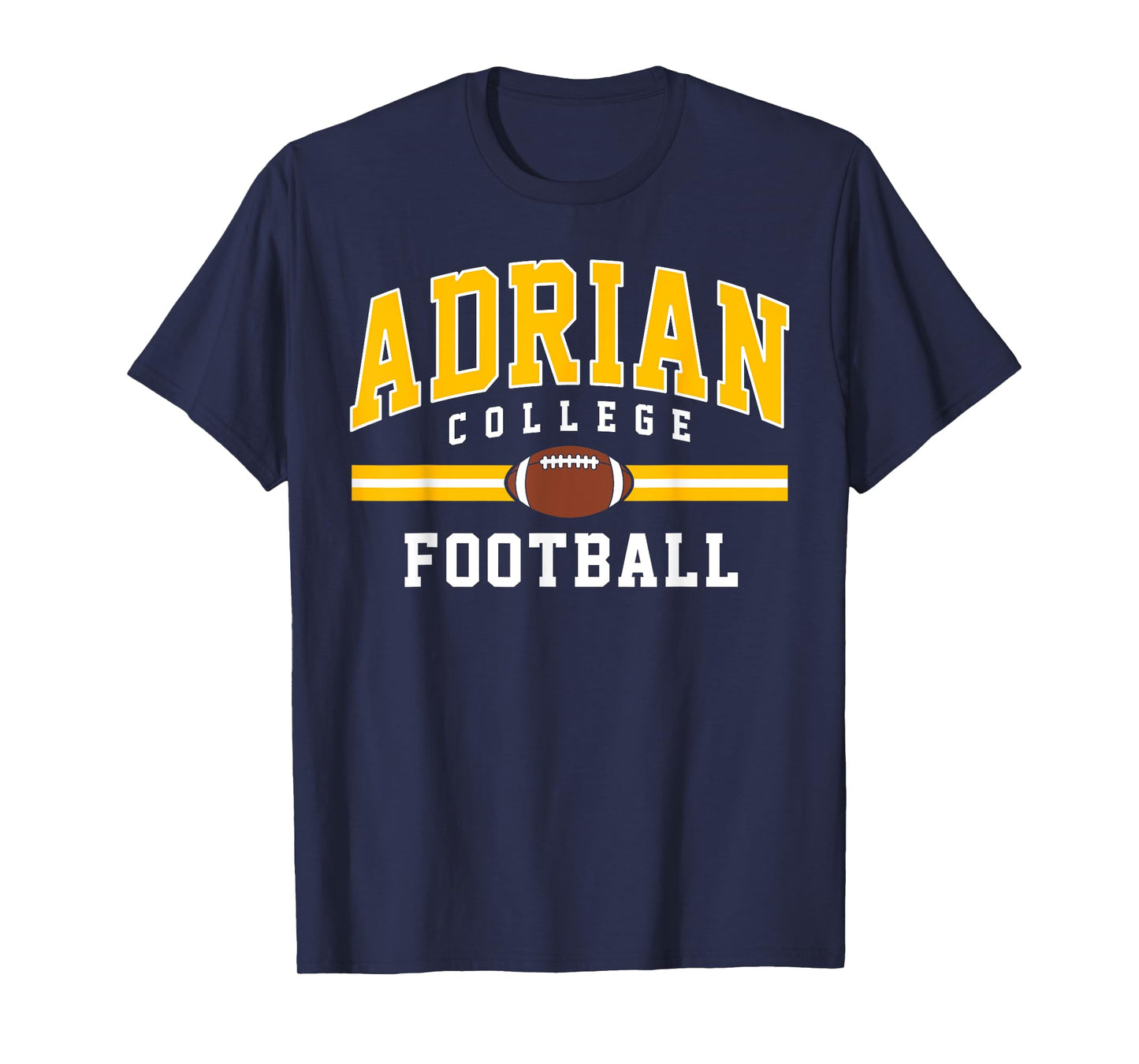 Adrian College Football Arch Vintage Design for Men Women T-Shirt