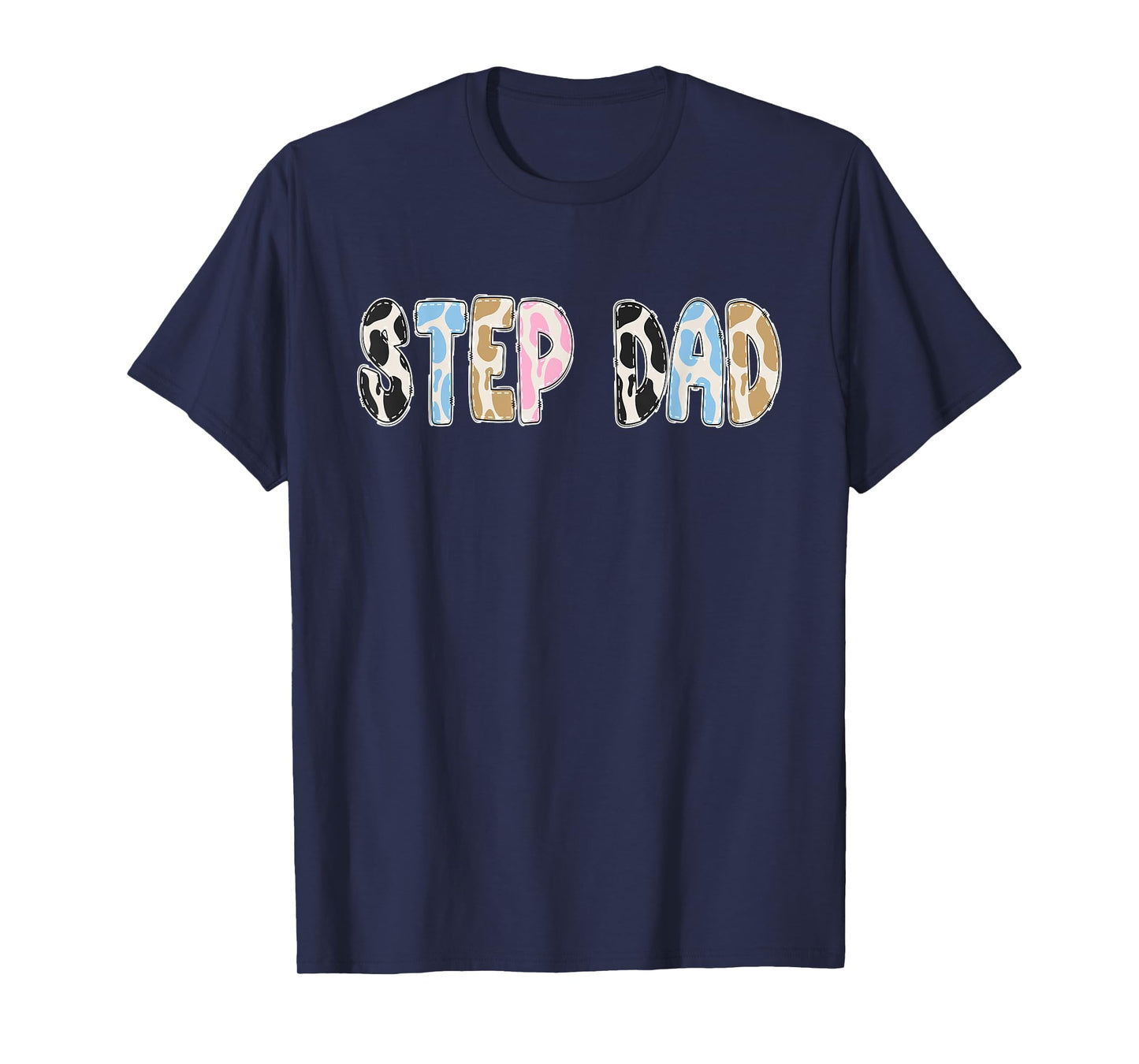 Rodeo Farmer Cow Daddy Step Dad Birthday Party T-Shirt