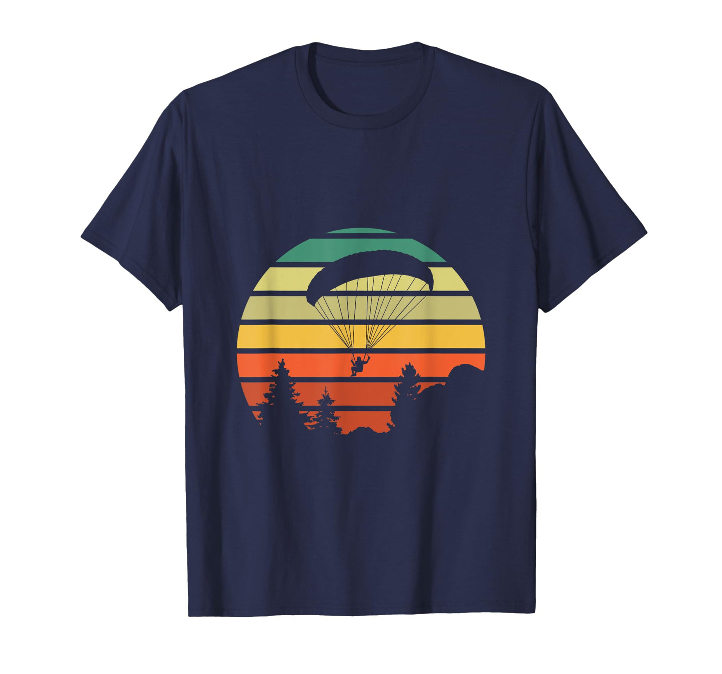 Paragliding Outfits Paraglider Vintage Paragliding Over Forest T-Shirt