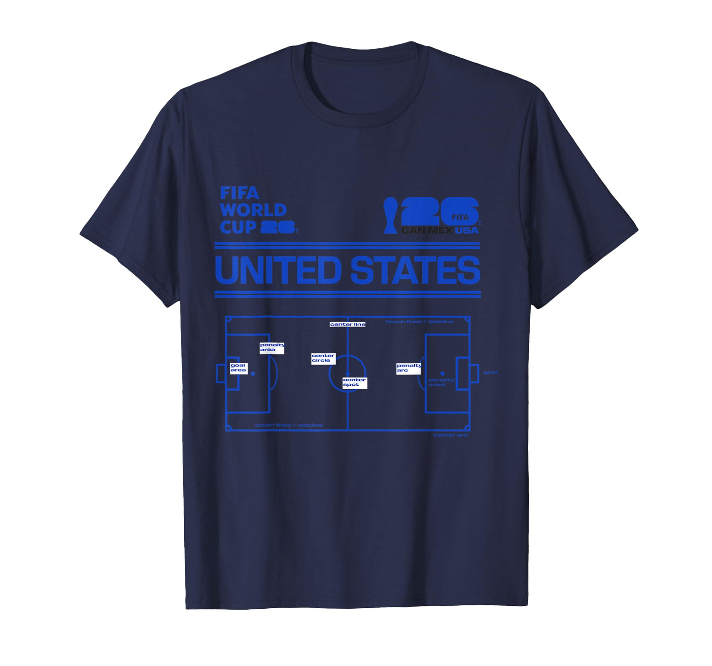 FIFA WORLD CUP26 USA Host Country Pitch T-Shirt