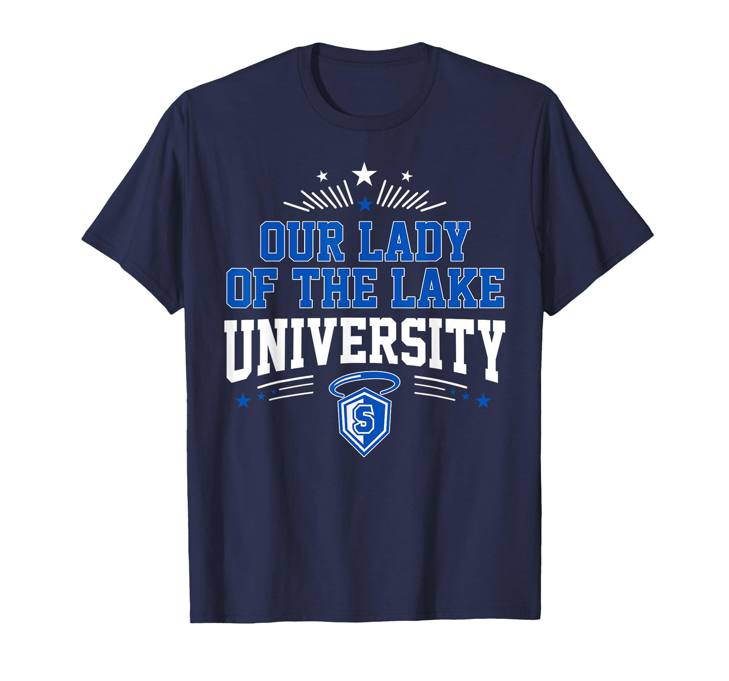 Our Lady of the Lake Tee University OLLU Arch Vintage Design T-Shirt