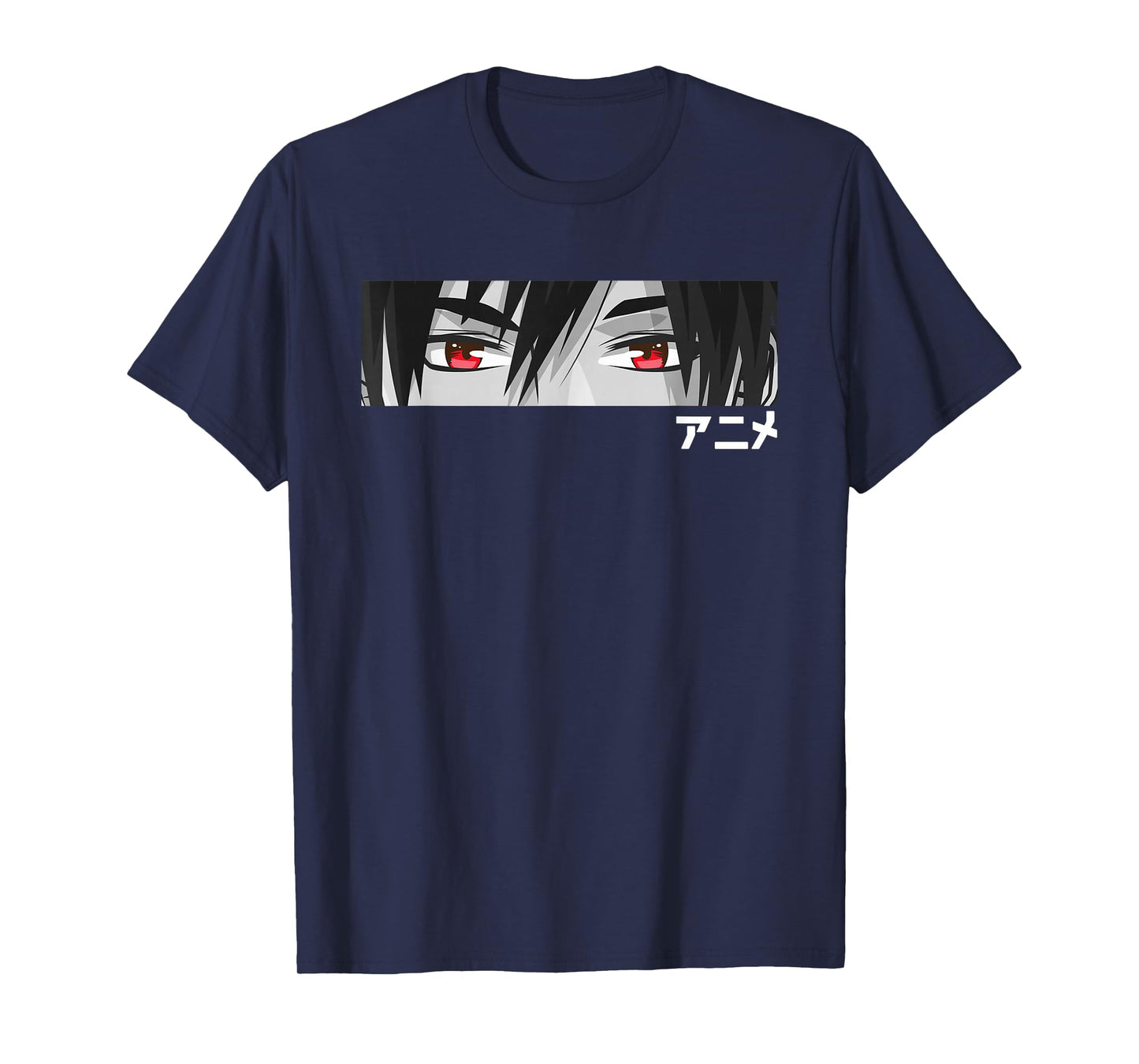 Anime in Japanese Characters Kawaii Eyes Face T-Shirt