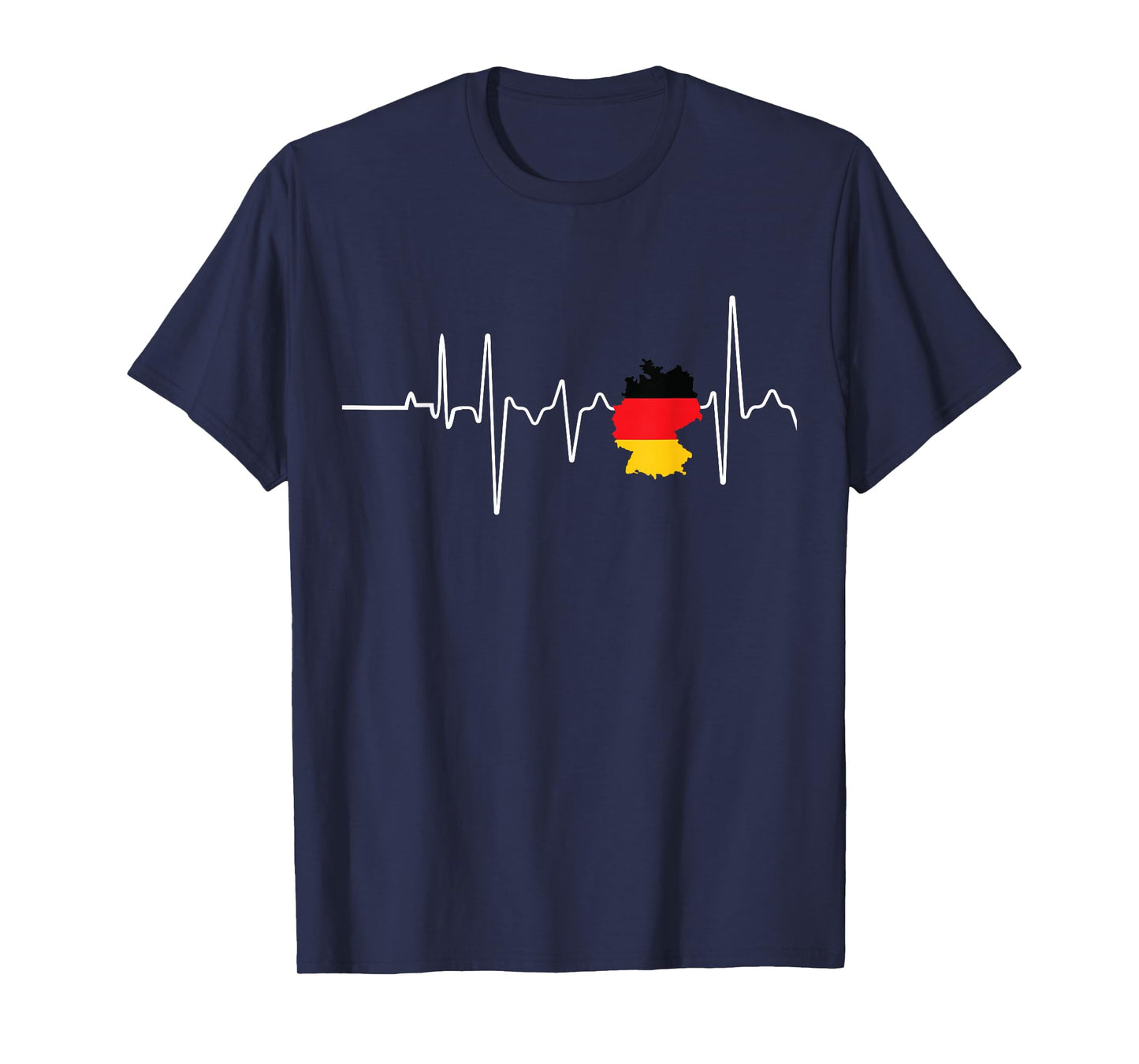 Germany Heartbeat GER German Flag Love Germany T-Shirt