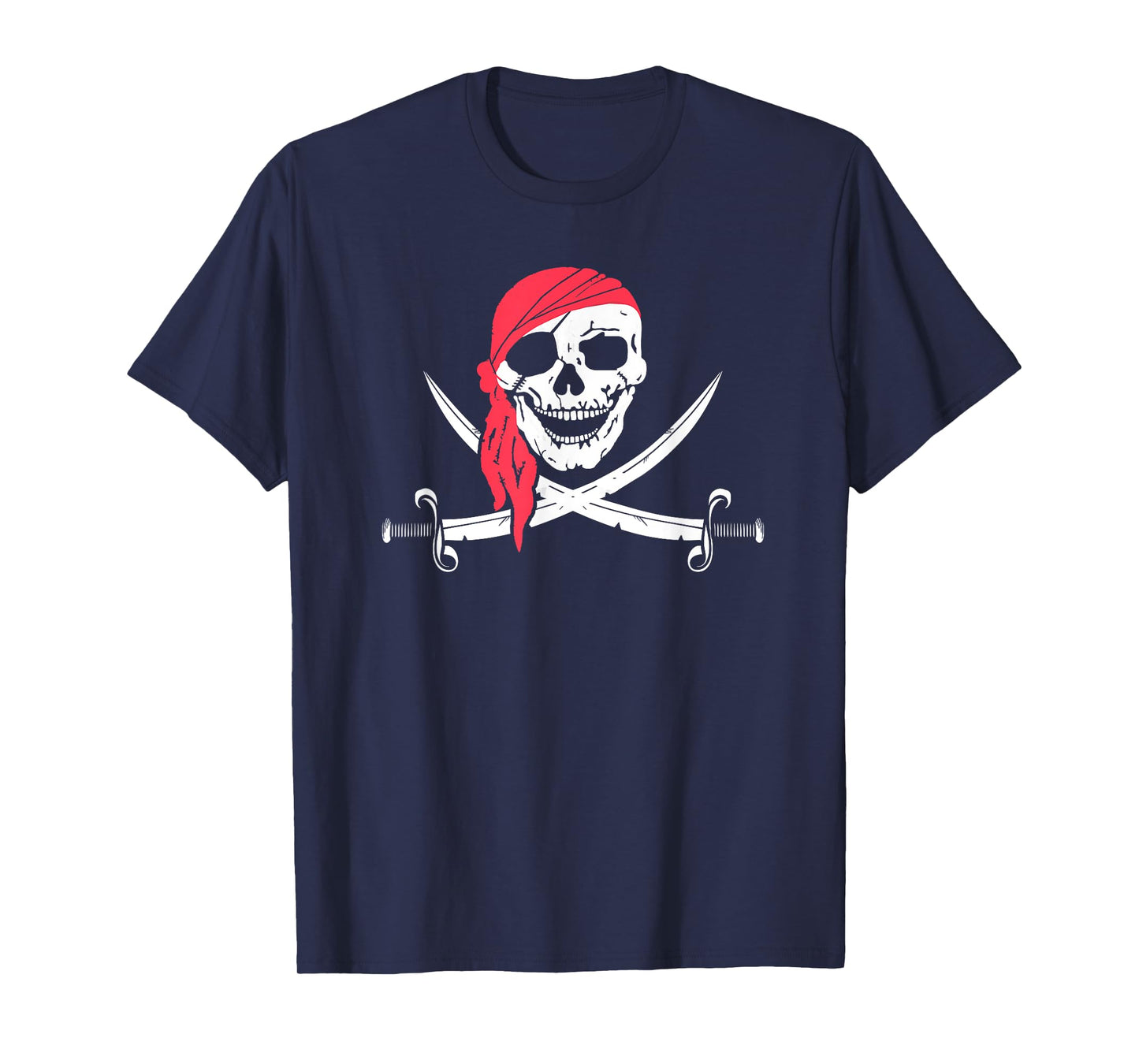 Jolly Roger & Calico Jack Halloween Costume Flag Pirate T-Shirt