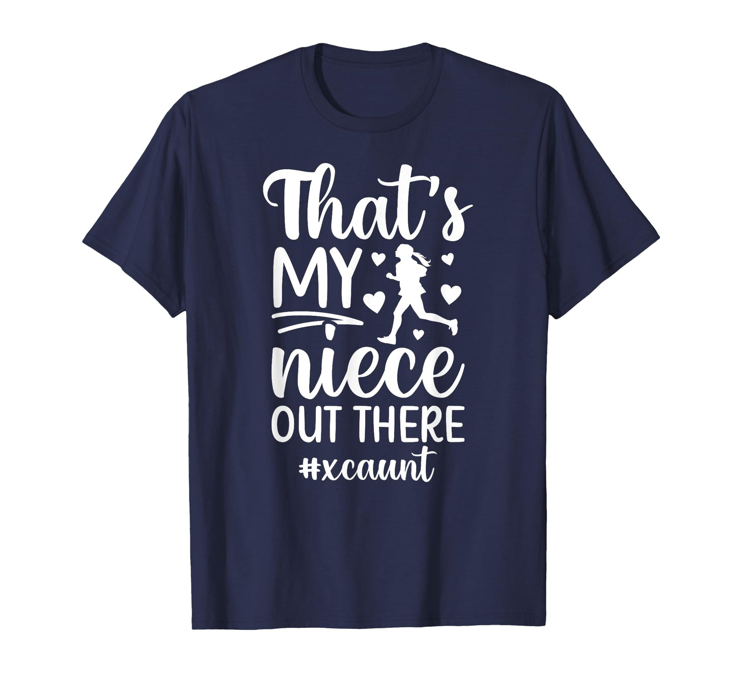 XC Aunt Proud Cross Country Aunt Cross Country Runner Auntie T-Shirt
