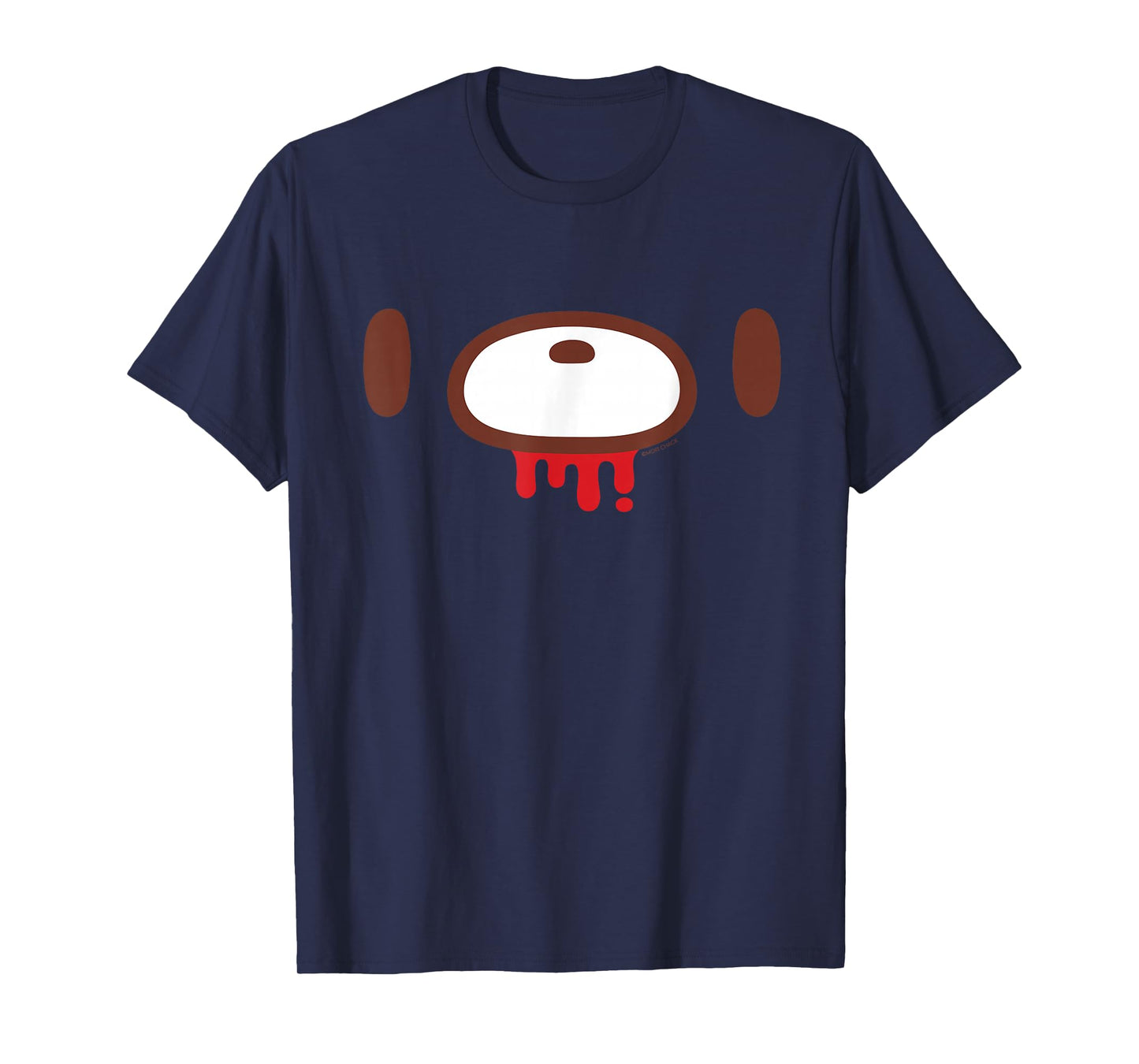 Gloomy Bear The Naughty Grizzly Face Print Anime Manga T-Shirt