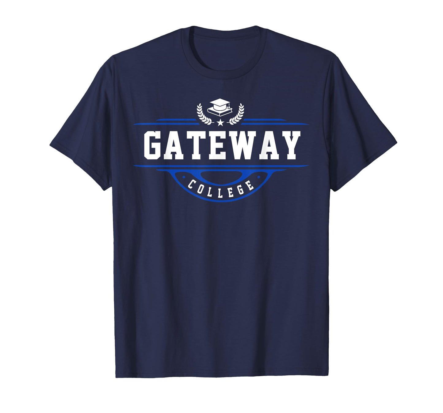 Gateway Community College Vintage Arch Design for Men Women T-Shirt