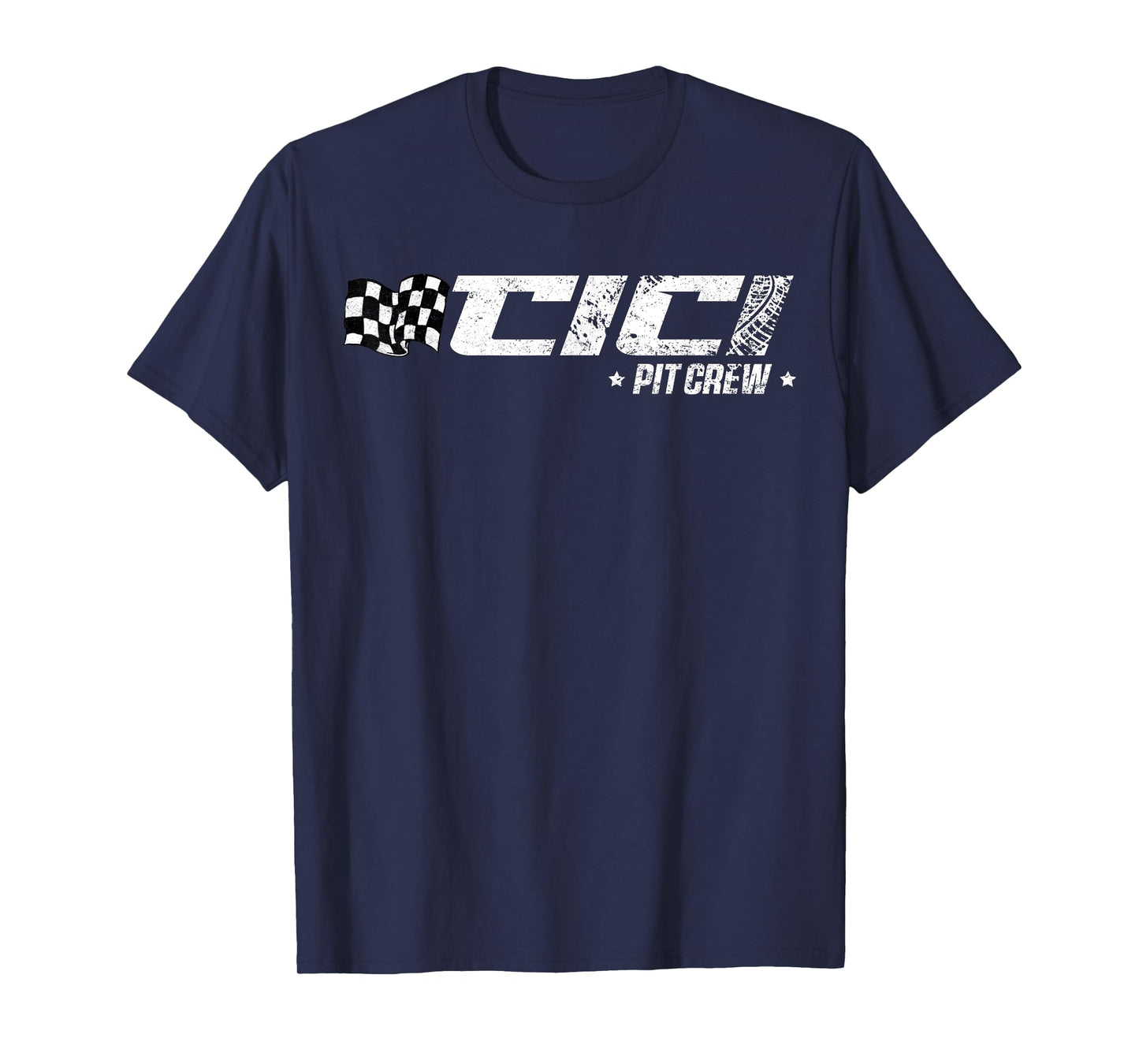Cici Pit Crew Race Car Birthday Family Racing T-Shirt