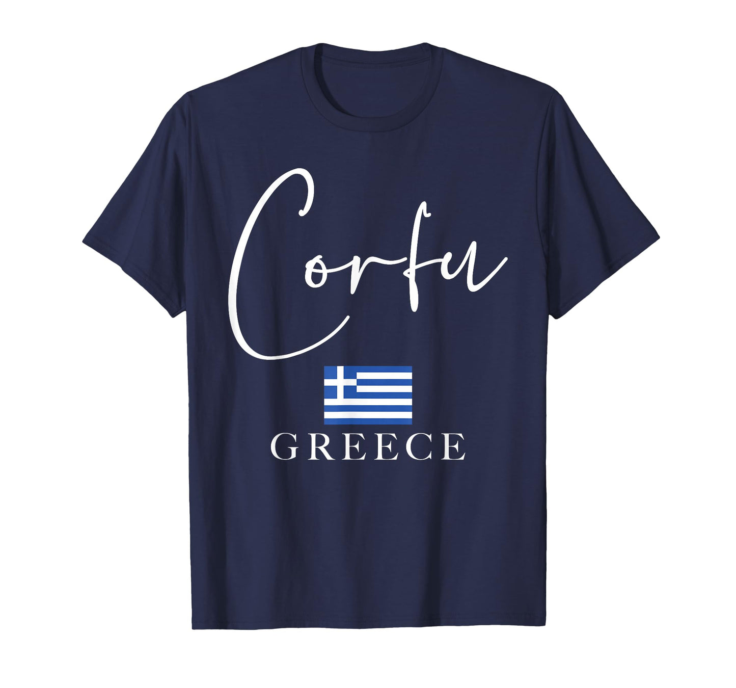 Greece Flag Vacation - Island Corfu T-Shirt