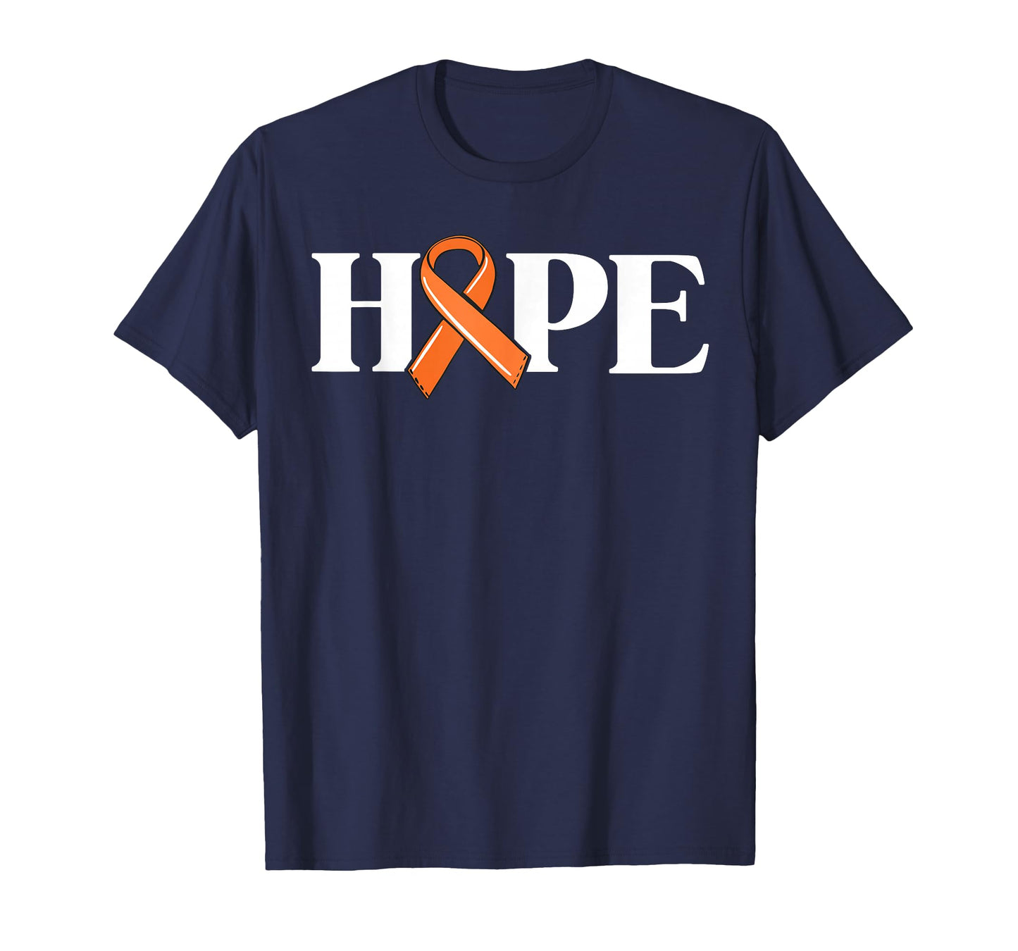 Leukemia Cancer Awareness Items Cancer Hope Orange Ribbon T-Shirt