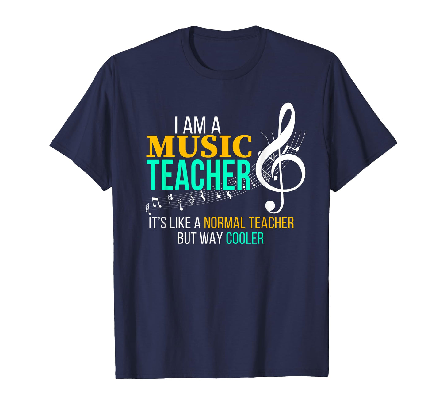 Funny Music Teacher T Shirt Music Teacher Cool Teacher Gifts Men Women Girls Kids T-Shirt