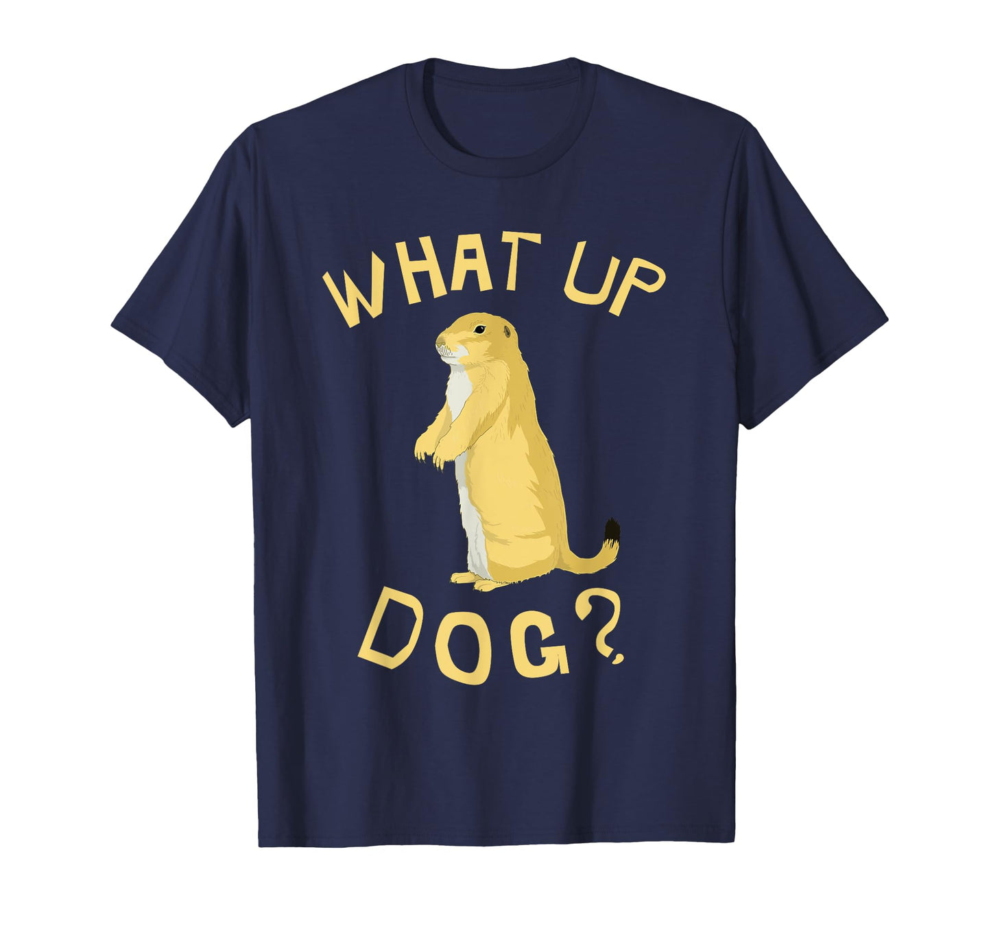 Prairie Dog Shirts & Gifts What Up Dog? Prairie Dog Kids Unisex Black Cartoon T-Shirt