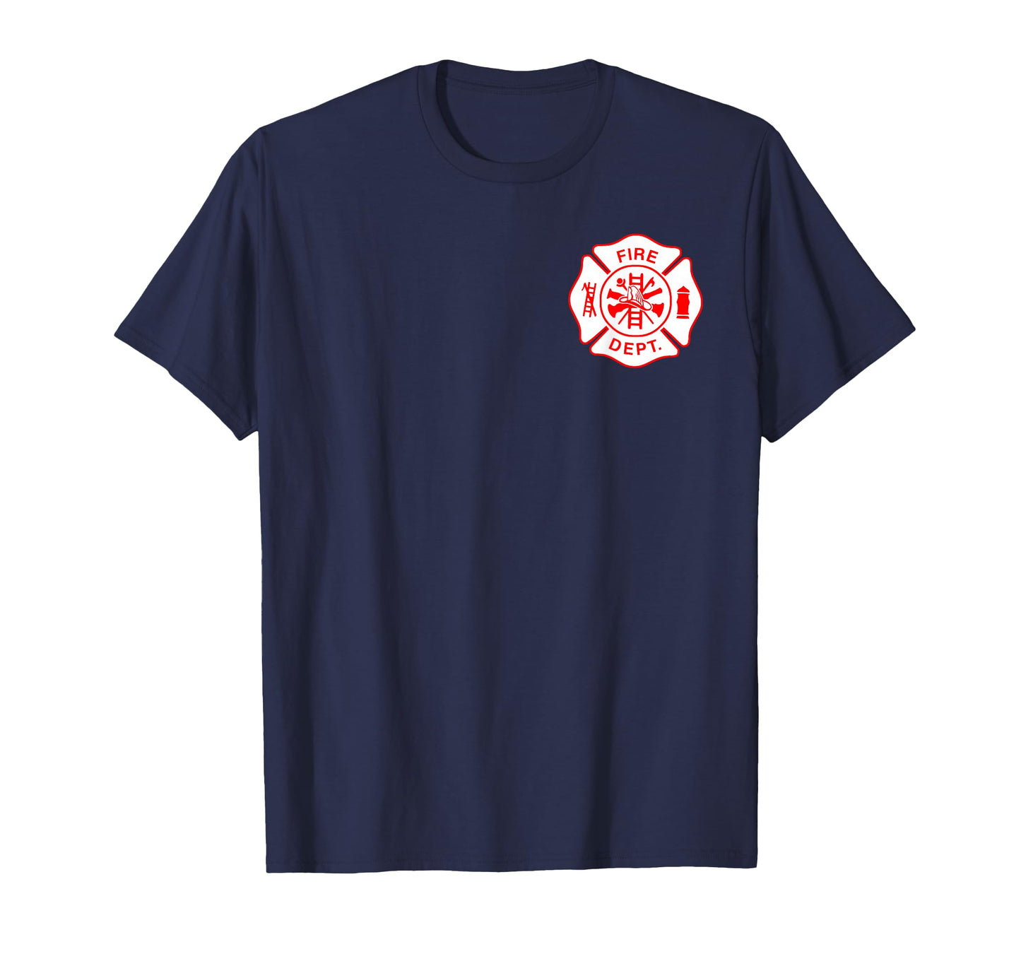 Fire Department Logo Uniform Fireman Symbol Firefighter Gear T-Shirt