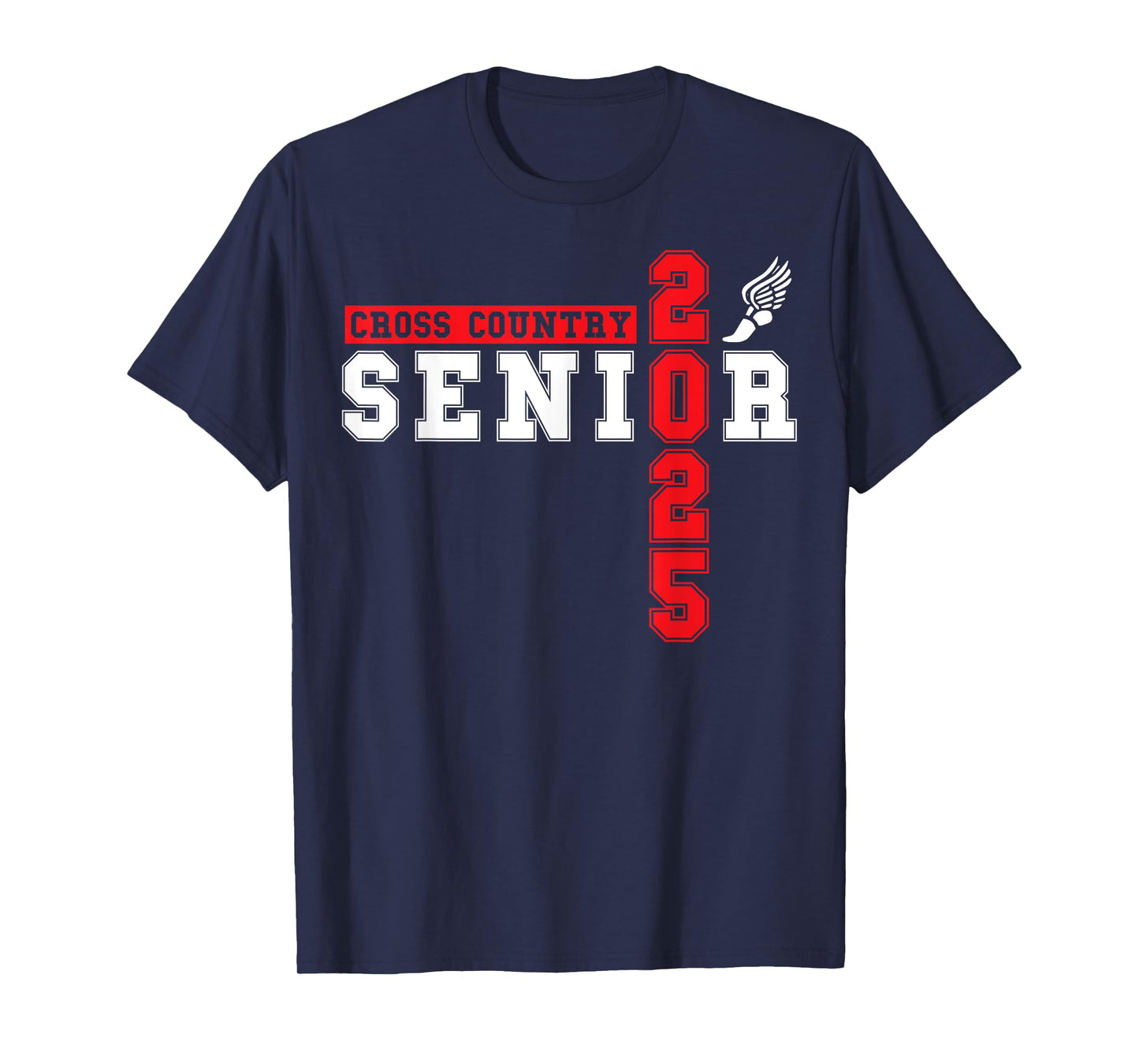 Cross Country Senior Night Senior 2025 Graduation Party 6 T-Shirt
