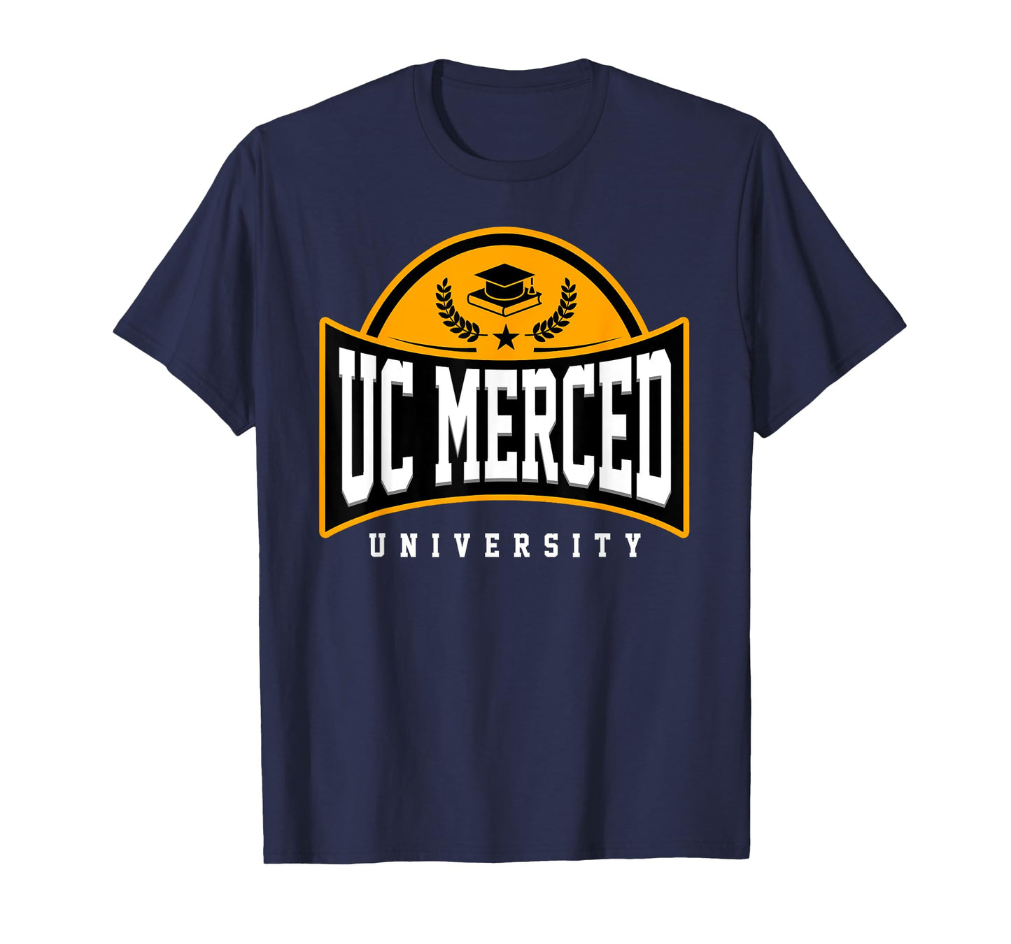 UC Merced University Arch Vintage Design Retro Men Women T-Shirt