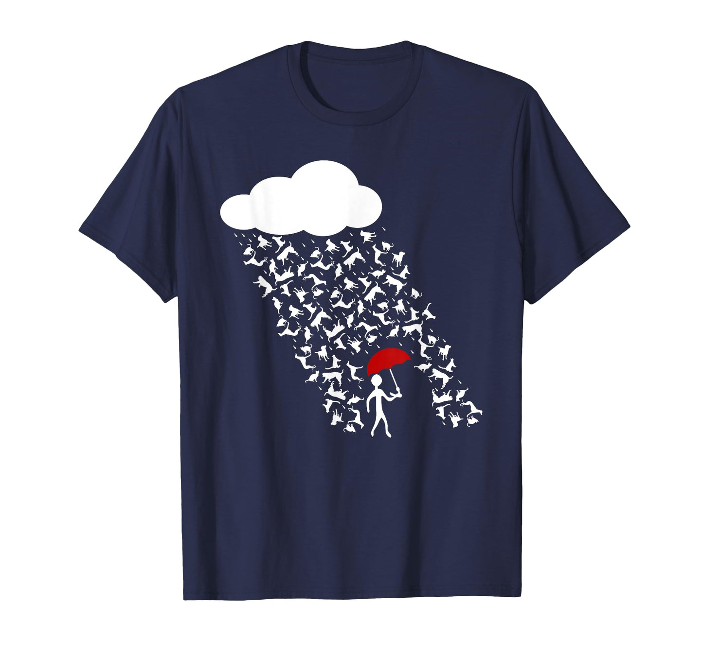 It's Raining Cats and Dogs | Cute Funny Canine Feline Lover T-Shirt for Men Women Girls Kids