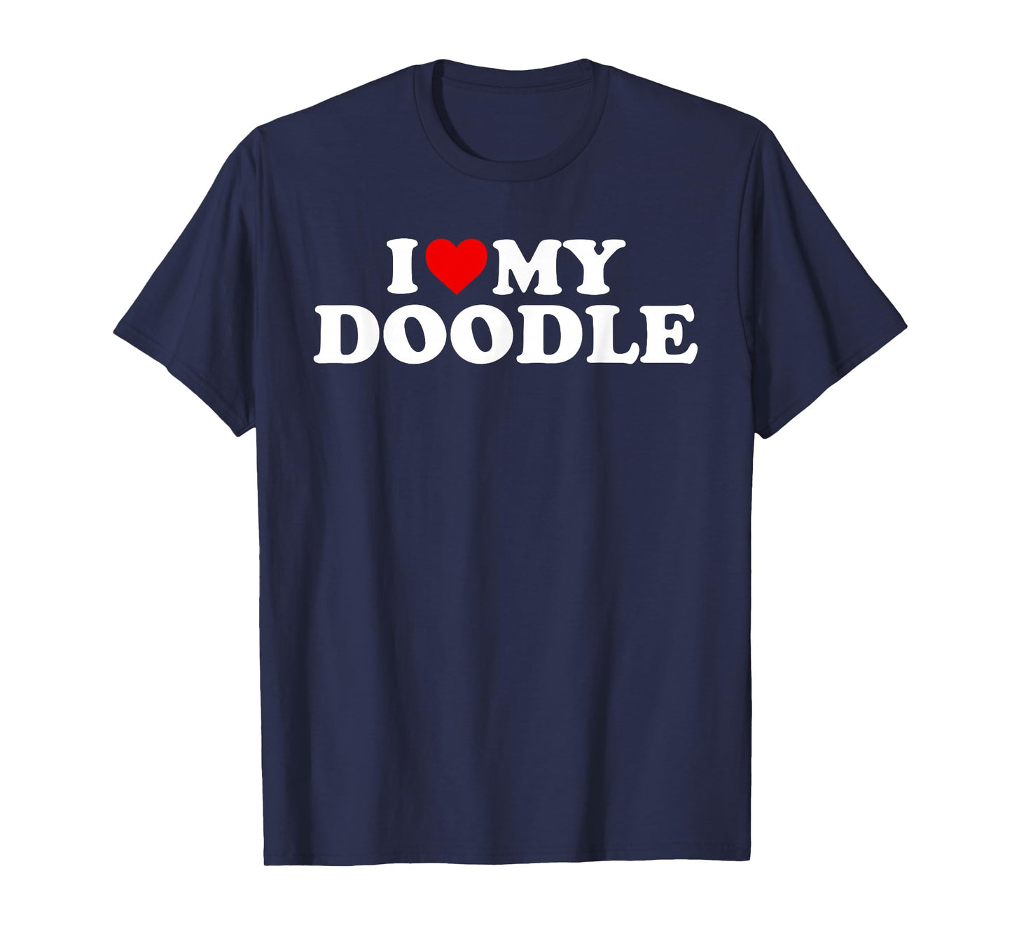 Golden Doodle Design: I Love My Doodle Design T-Shirt