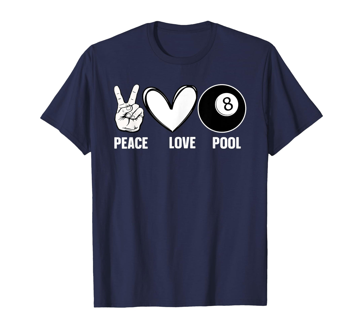 Cool 8 Ball Pool Lover Design for Men Women Billiard Player T-Shirt