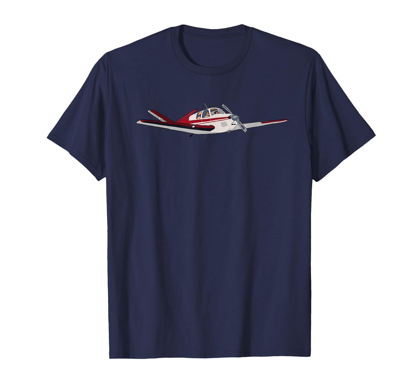 Bonanza 35 V-Tail Airplane Illustration T-shirt T-Shirt