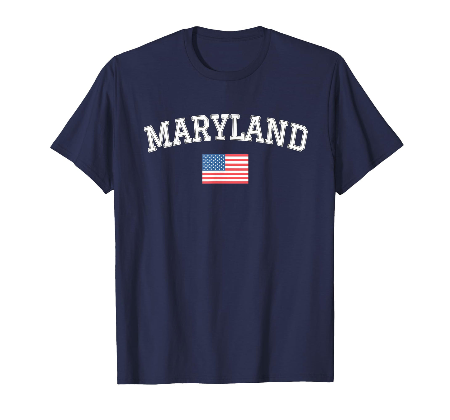 United States of America Flag Vintage Maryland State T-Shirt