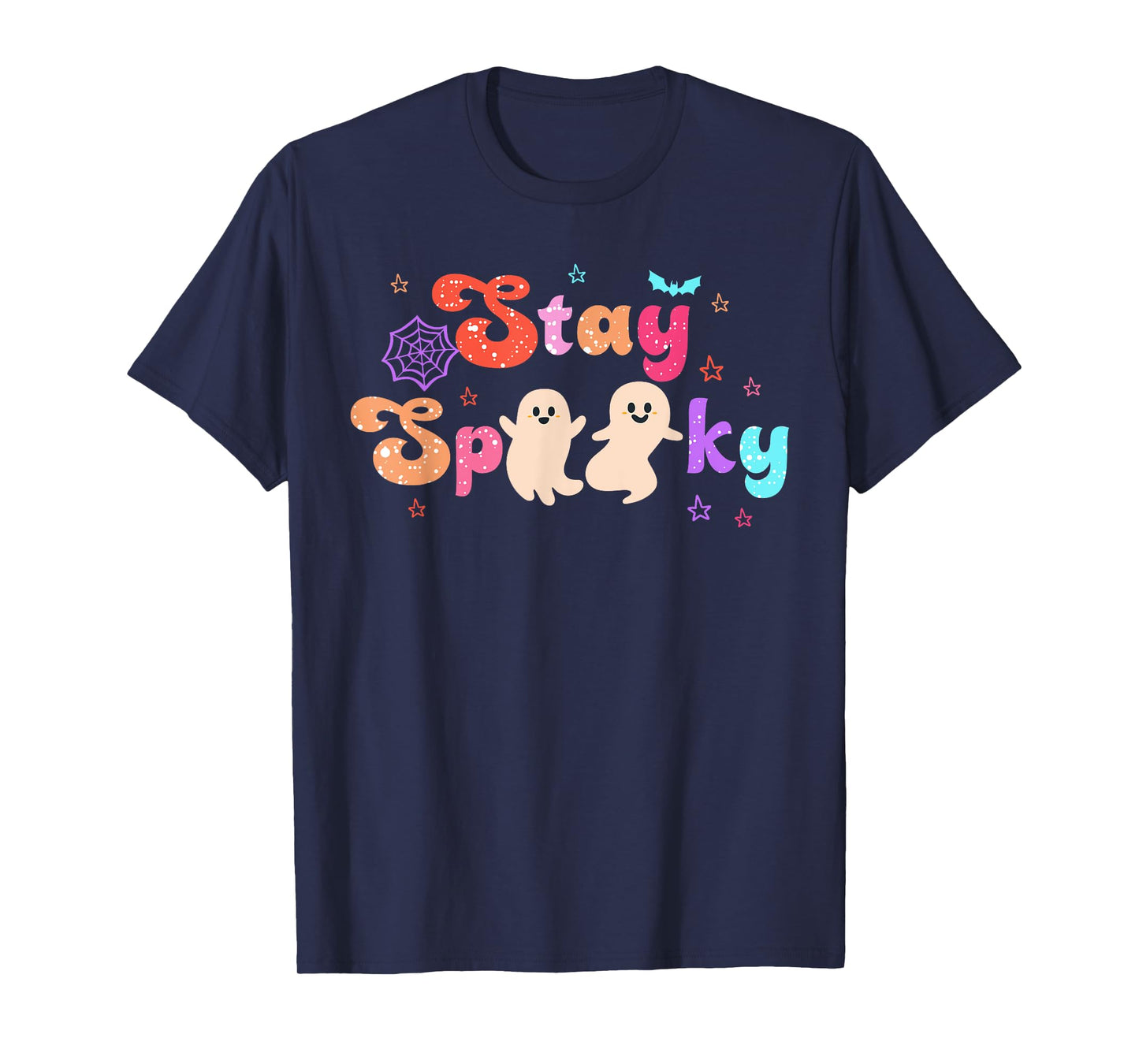 Spooky Season Cute Ghost Funny Halloween T-Shirt