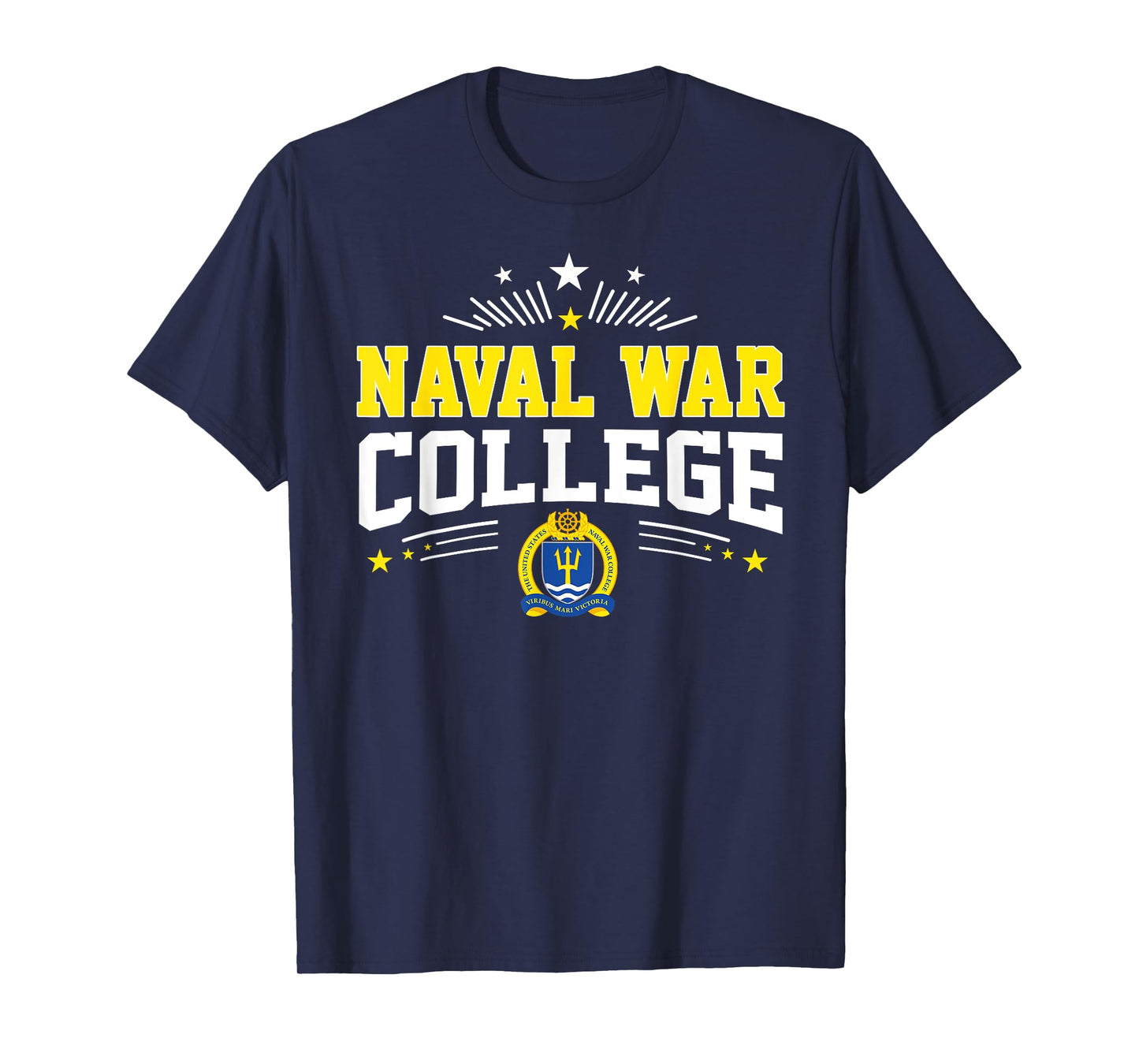 Naval War College Arch Vintage Design for Men Women T-Shirt