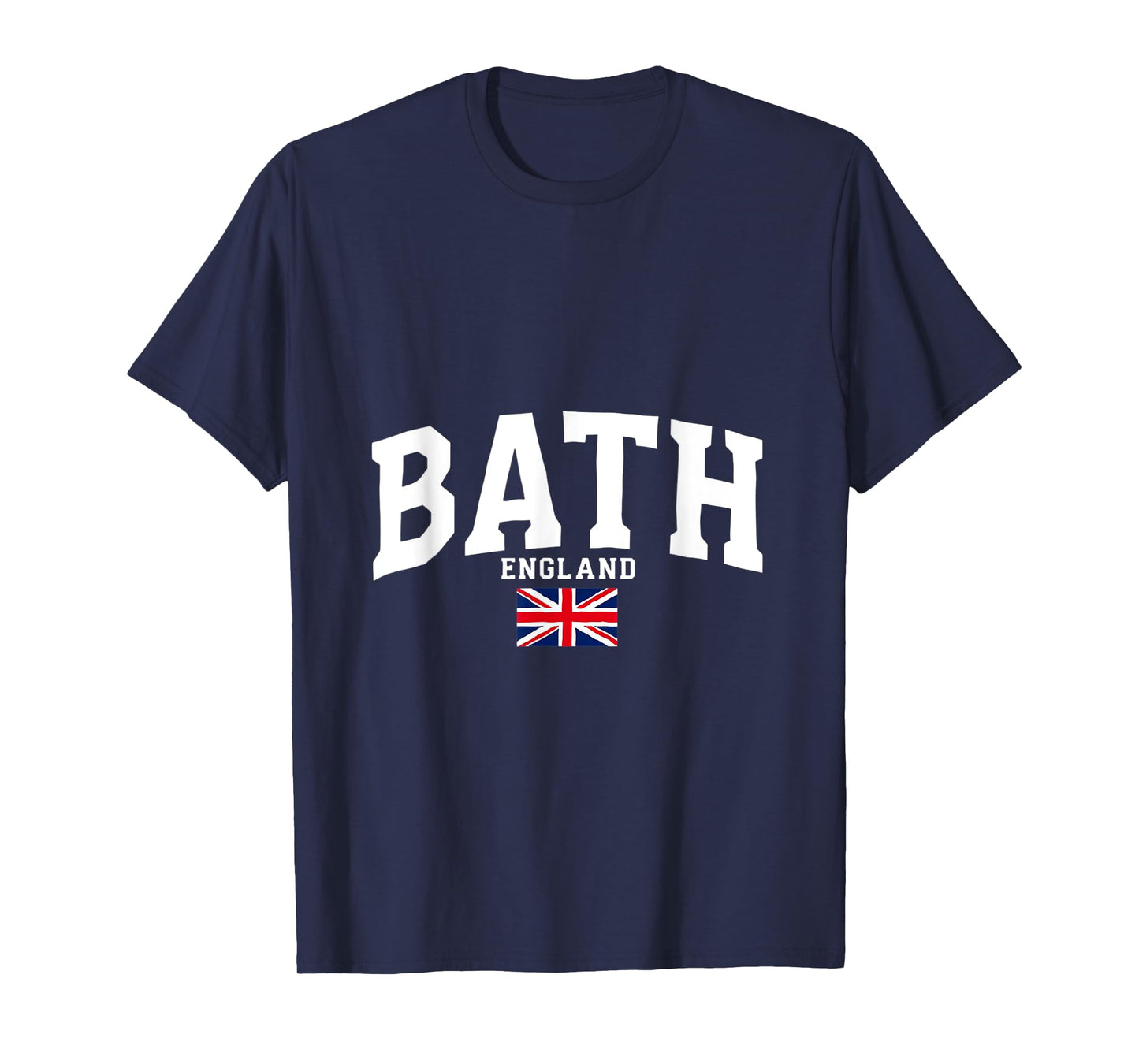 Union Jack Flag Design UK England Bath T-Shirt