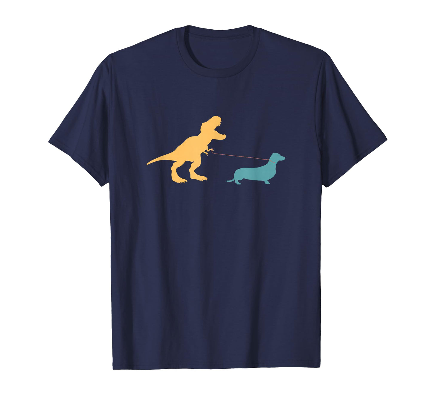 Dachshund T Rex Dinosaur Walking Wiener Weiner Dog Owner T-Shirt