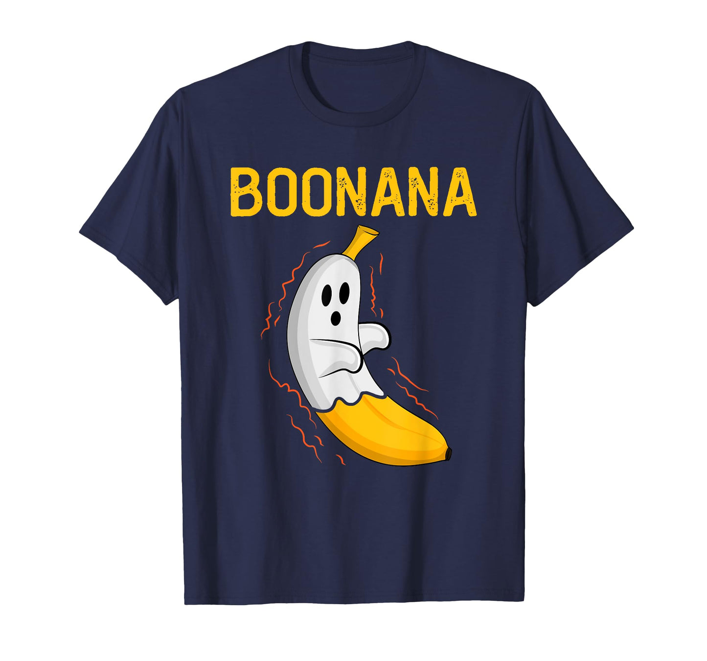 Boonana Cute Ghost Banana Halloween Men Women girls Kids T-Shirt