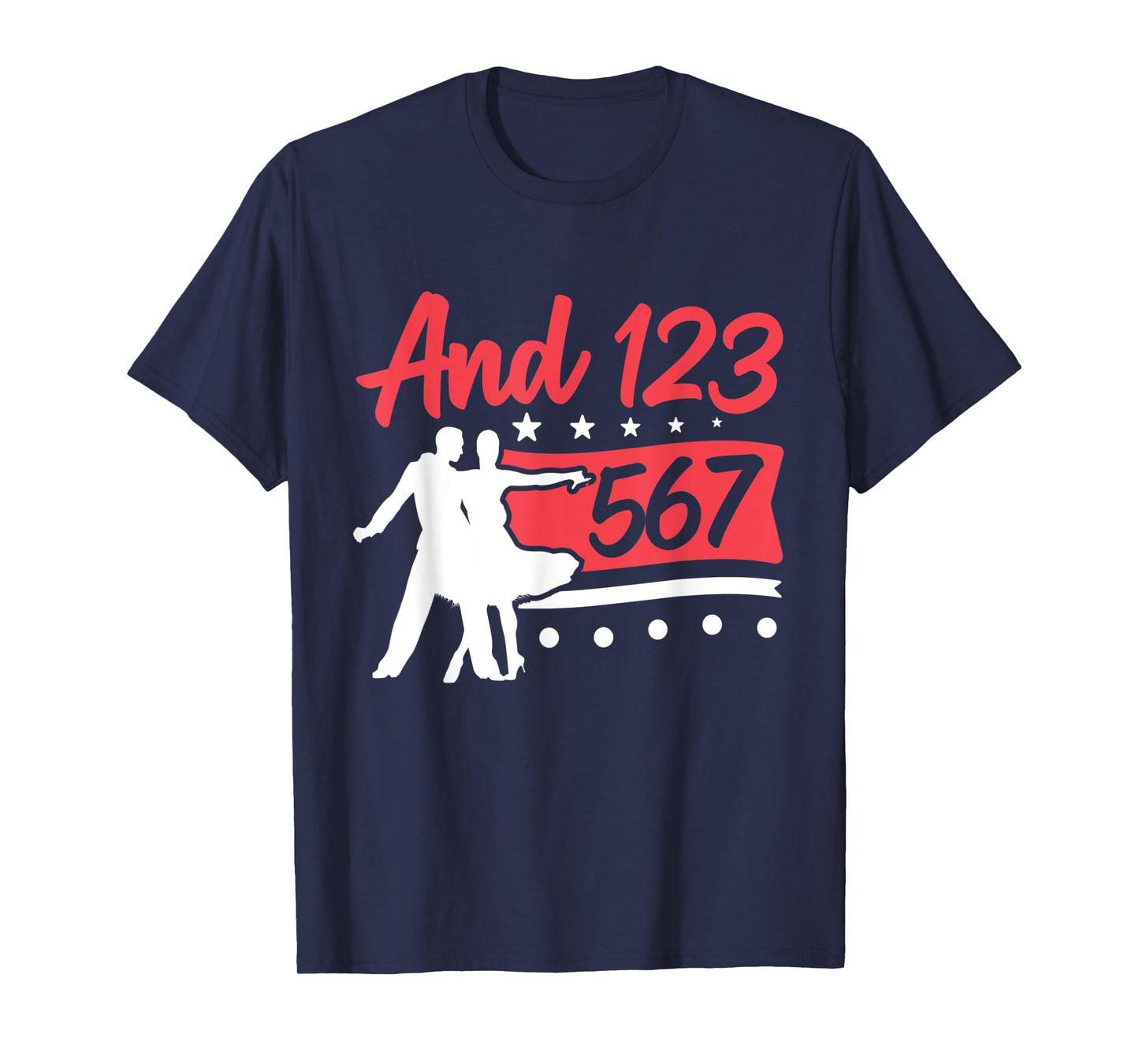 Latin Dancing Salsa Dancer And 1 2 3-5 6 7 Salsa T-Shirt