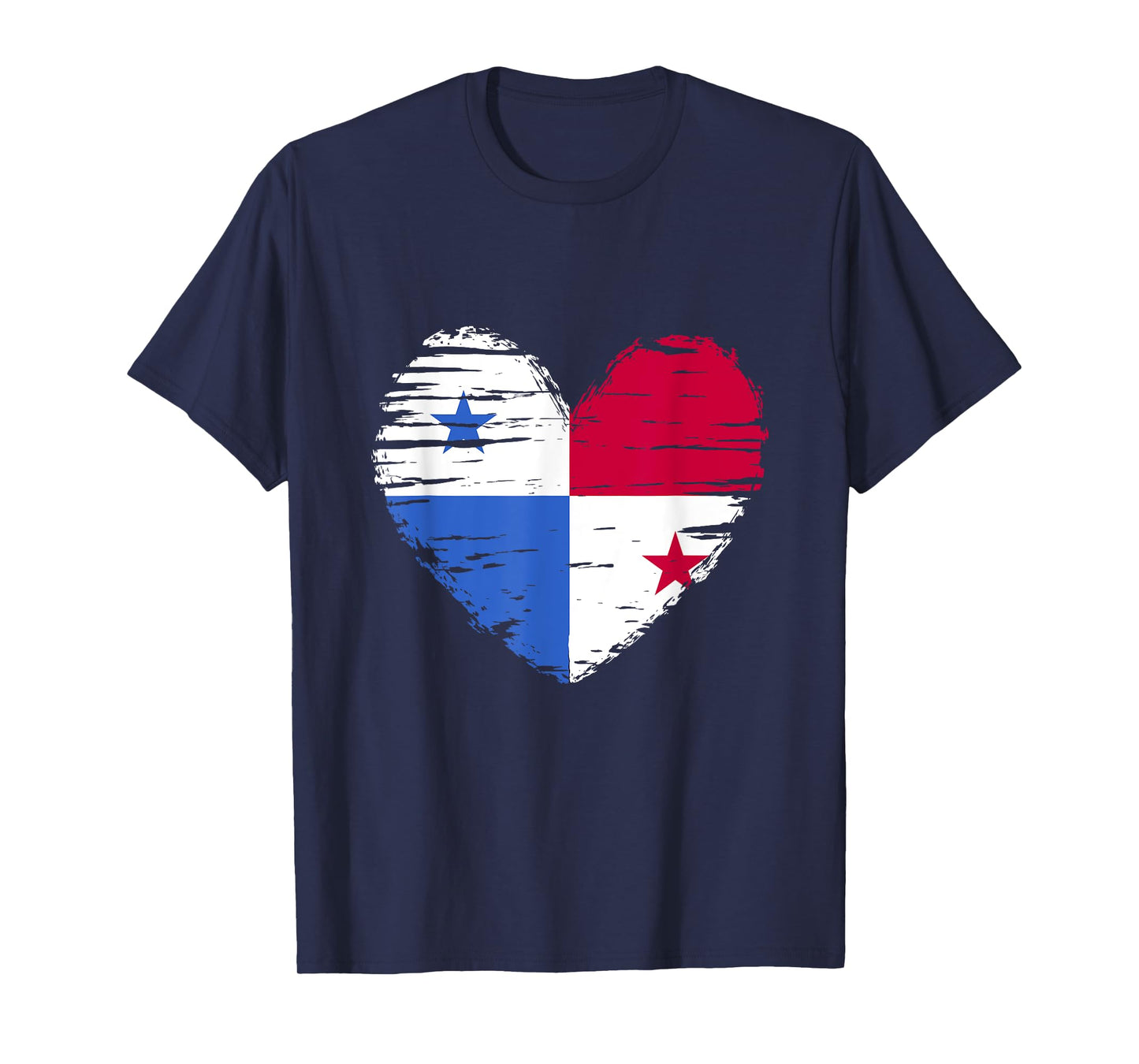 Panama Heart Panamanian Flag Panamanian Pride T-Shirt