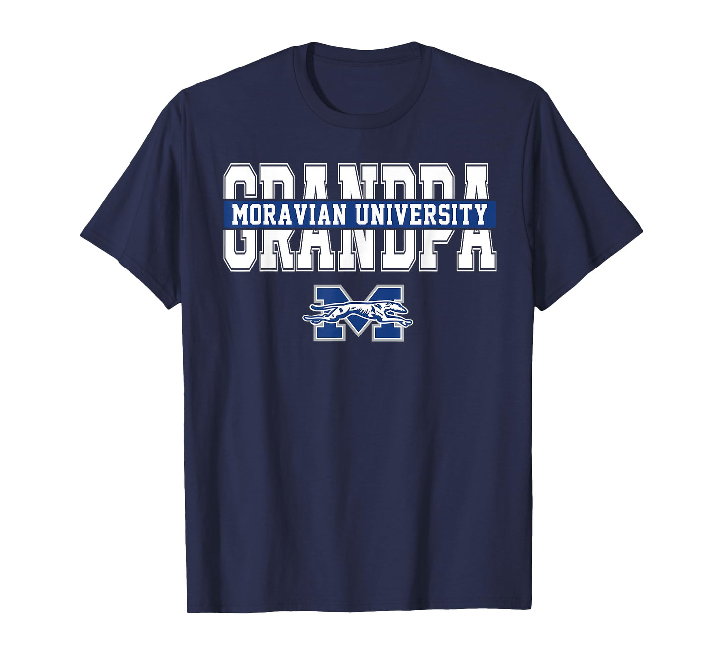 Moravian Vintage Arch University Grandpa Design for Men T-Shirt