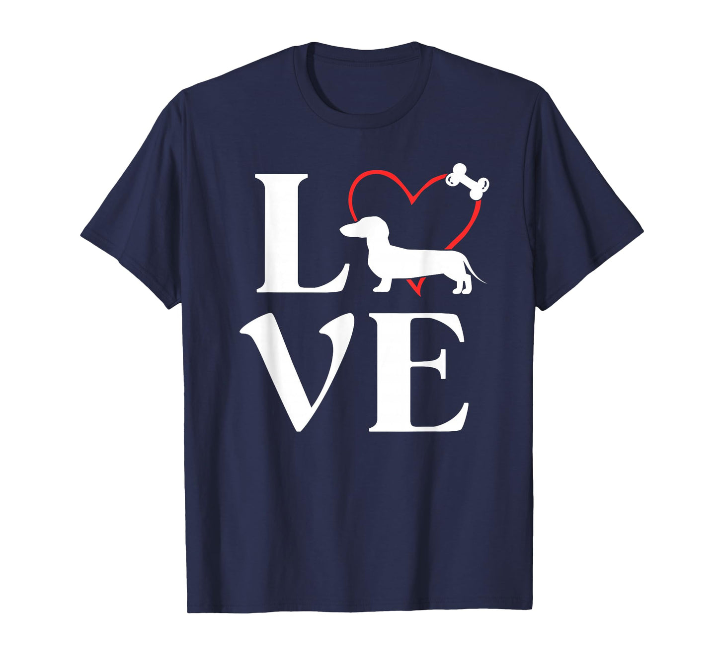Dachshund Gifts Love Dogs Tshirts for Women Dog Mama T-Shirt
