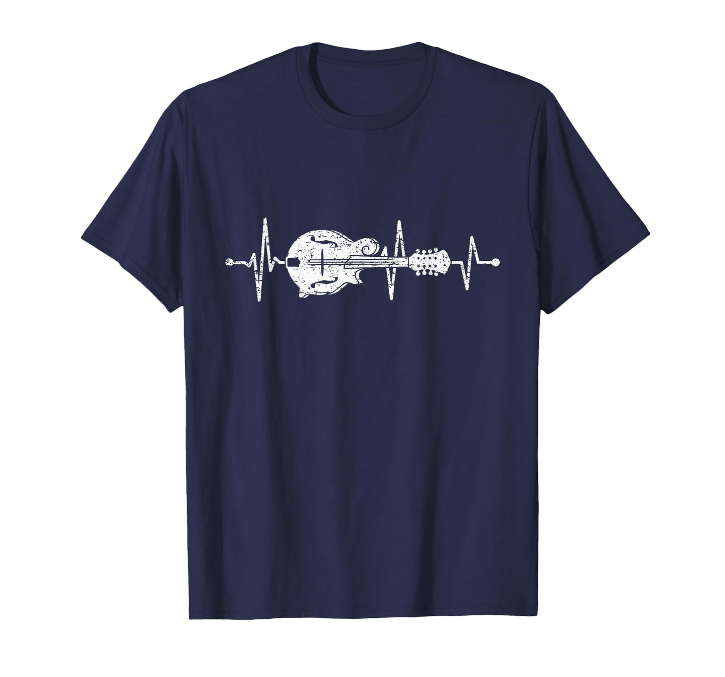 Mandolin Heartbeat Country Music Bluegrass T-Shirt