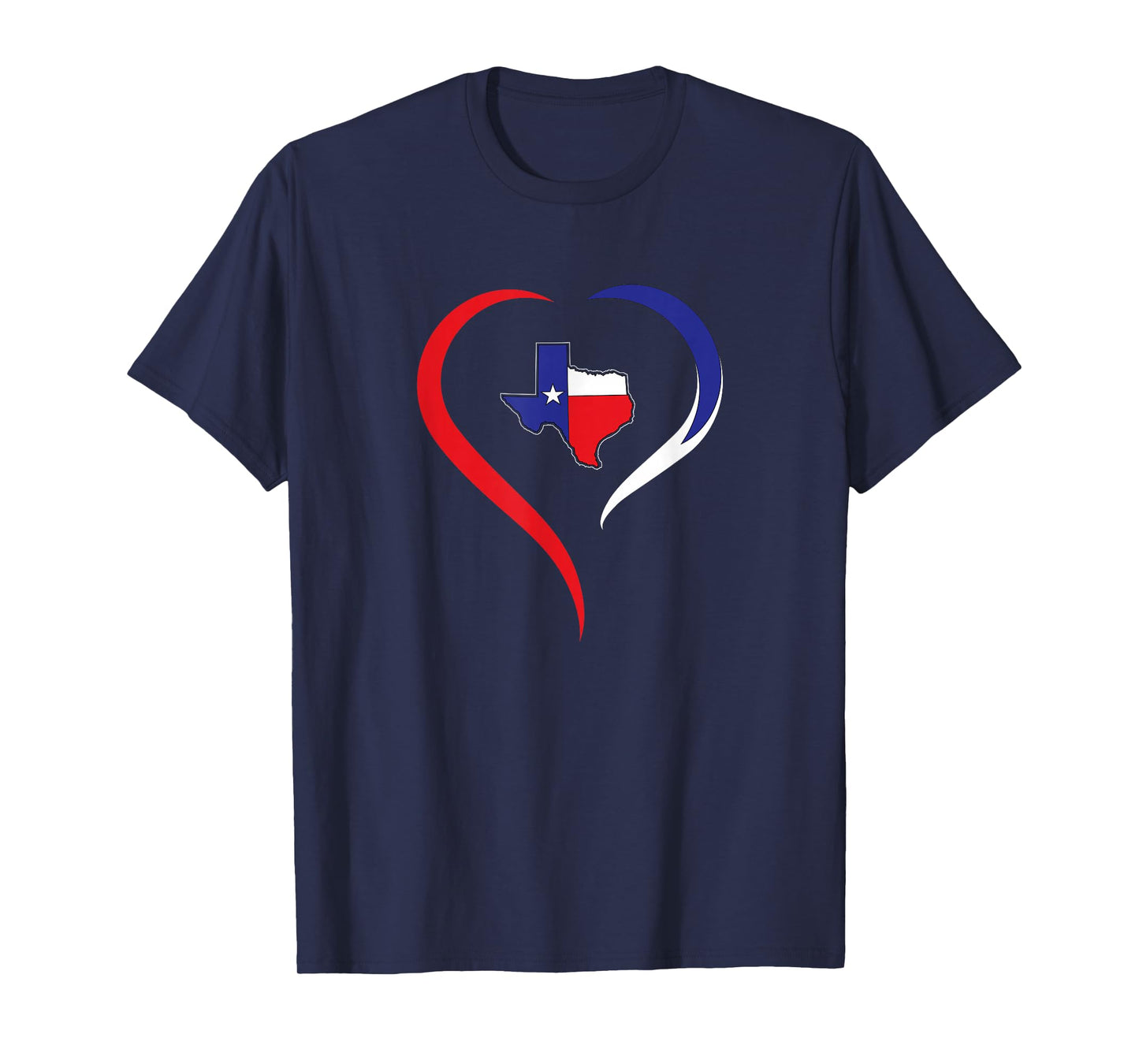 Country Western - I Love Texas And It's State Flag of Texas T-Shirt