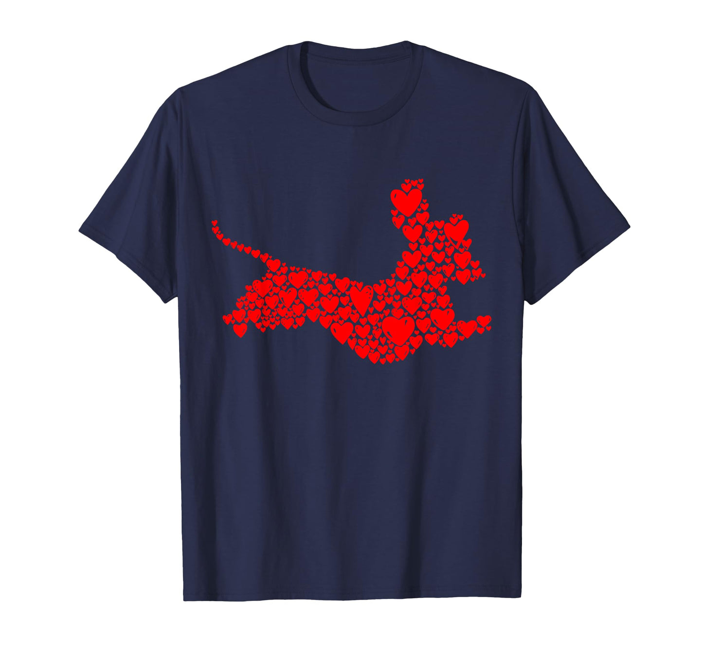 Dachshund Love Dogs Mum Female Ladies Valentine's Day T-Shirt