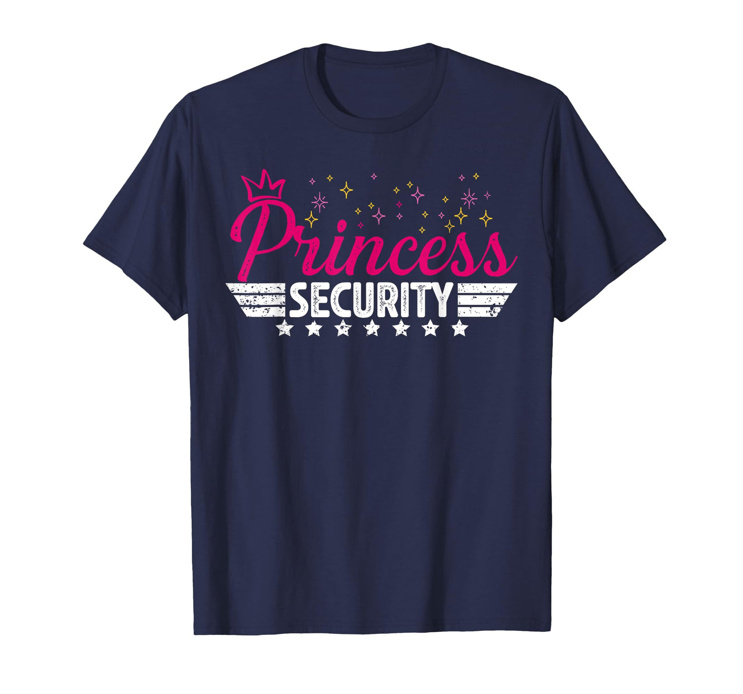 Halloween Kostm Prinzessin Security Unisex-Adult T-Shirt Black Small Short Sleeve Cotton Blend T-Shirt Princess Safety Funny Graphic Halloween Shirt