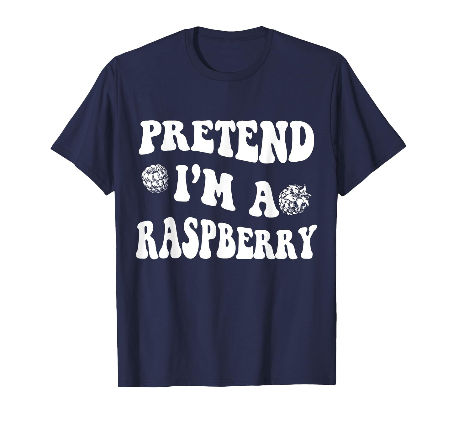 Raspberry Halloween Costume Pretend I'm a Raspberry Men Boys T-Shirt
