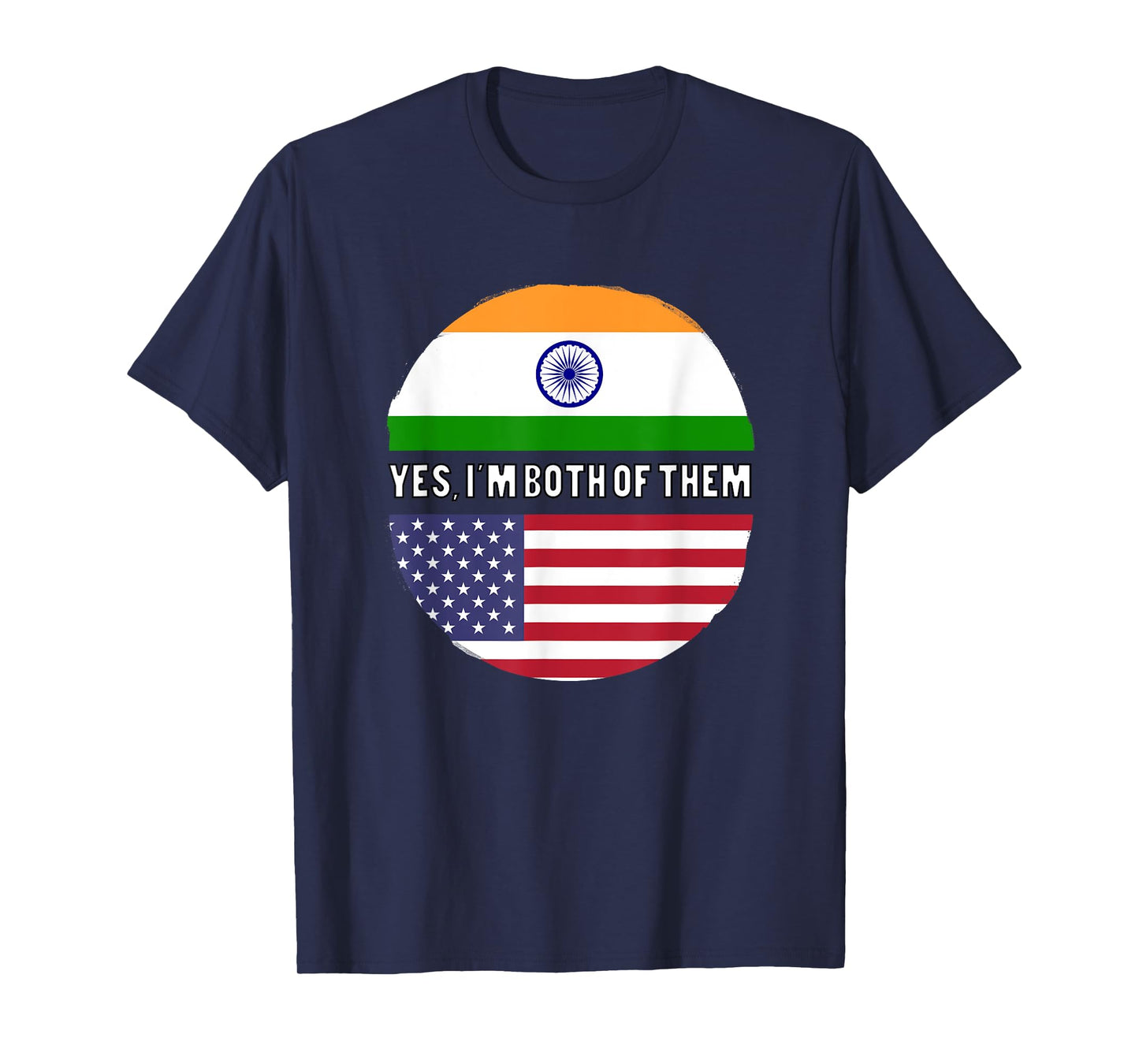 America USA American India Indian Mixed DNA Flag T-Shirt