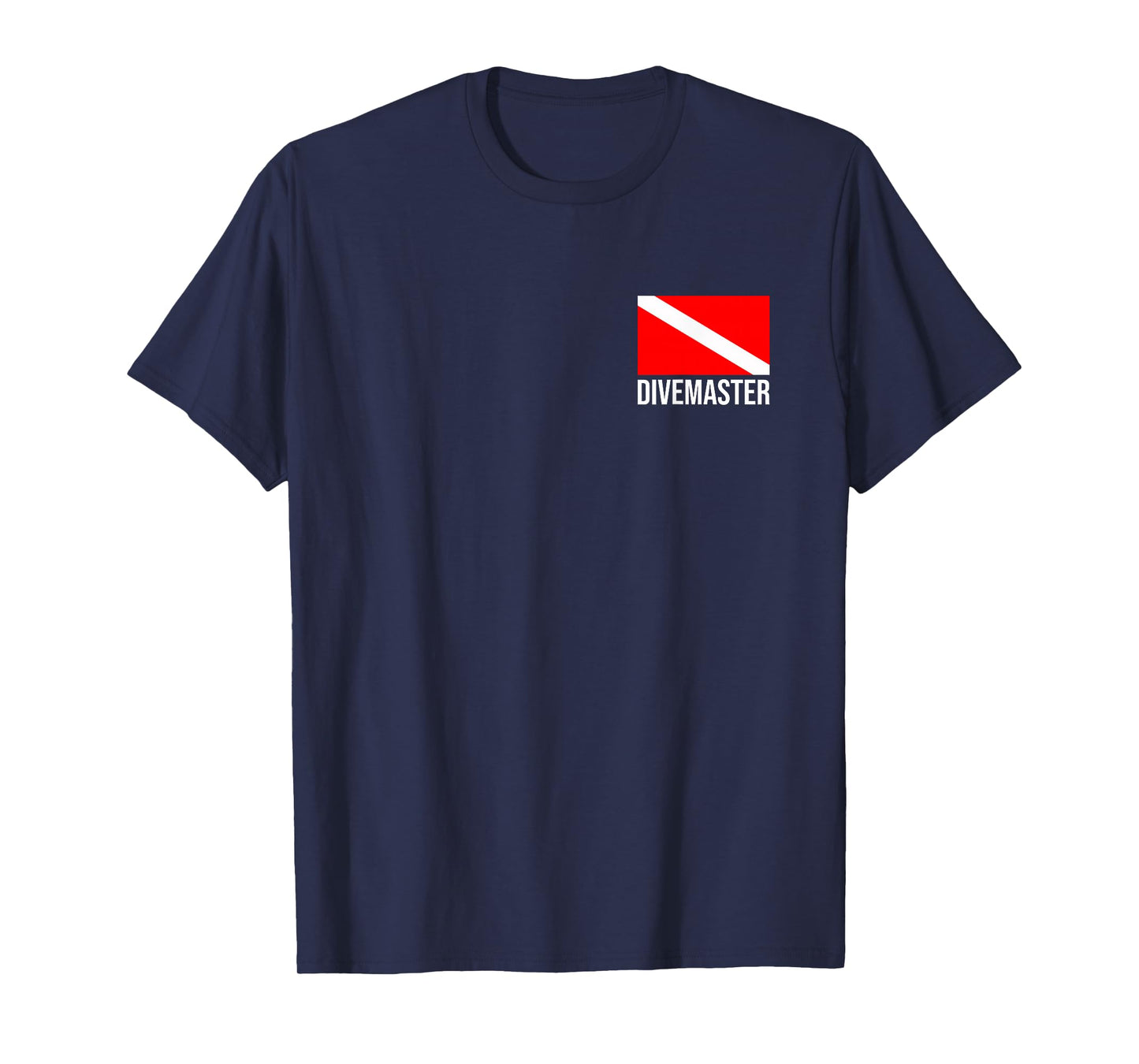 SCUBA FLAG DIVER DOWN FLAG DIVEMASTER T-Shirt