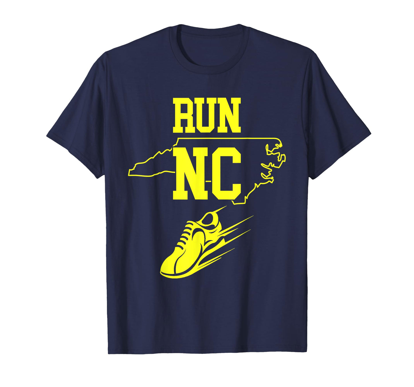 Running Shirt Run North Carolina Runners T-Shirt T-Shirt