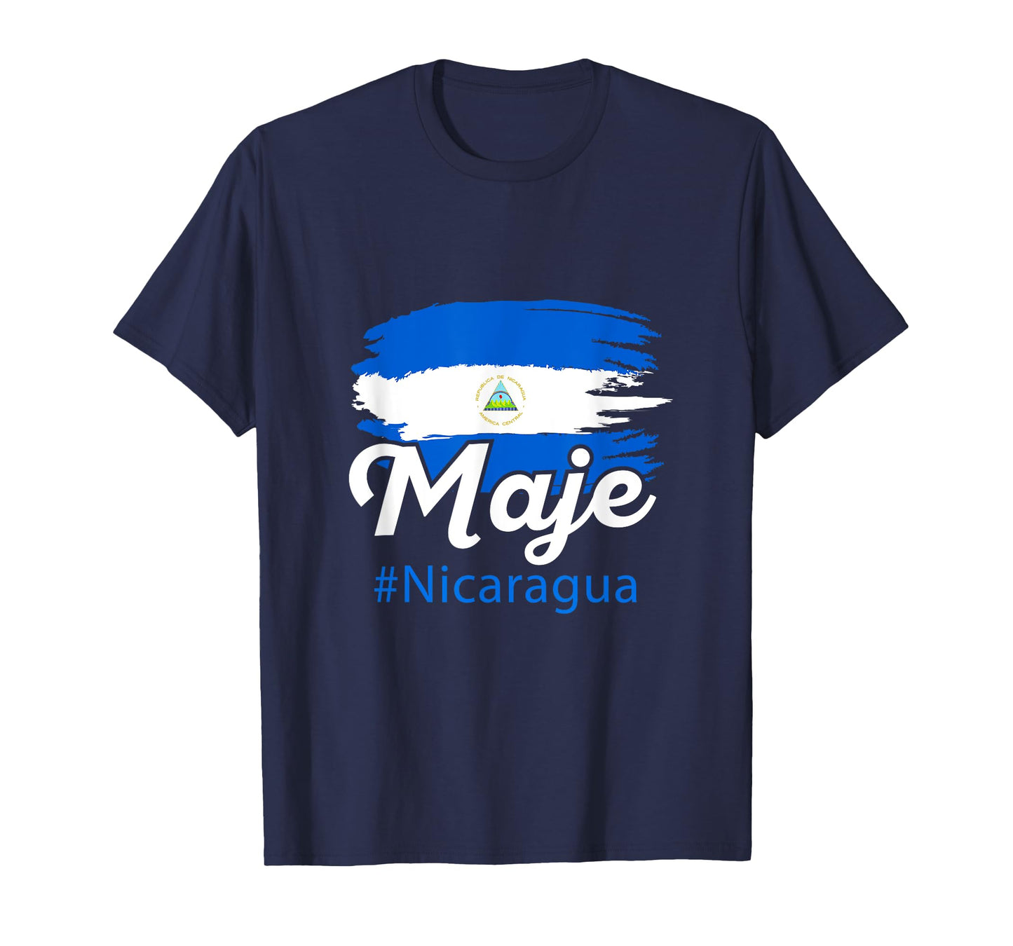 Nicaragua Flag Camiseta Nicaraguan Maje Nicoya Slang Saying T-Shirt